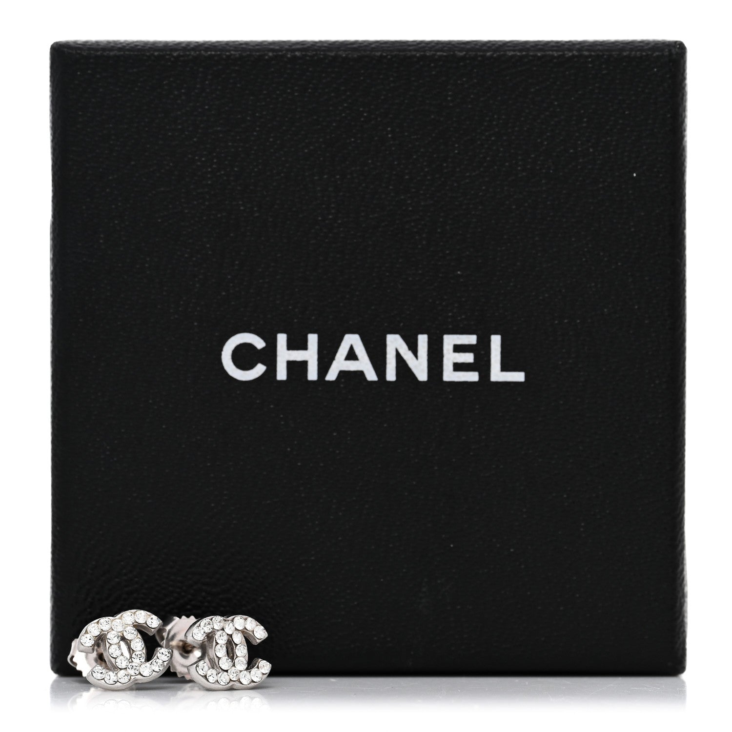 Crystal Mini Timeless CC Earrings Silver