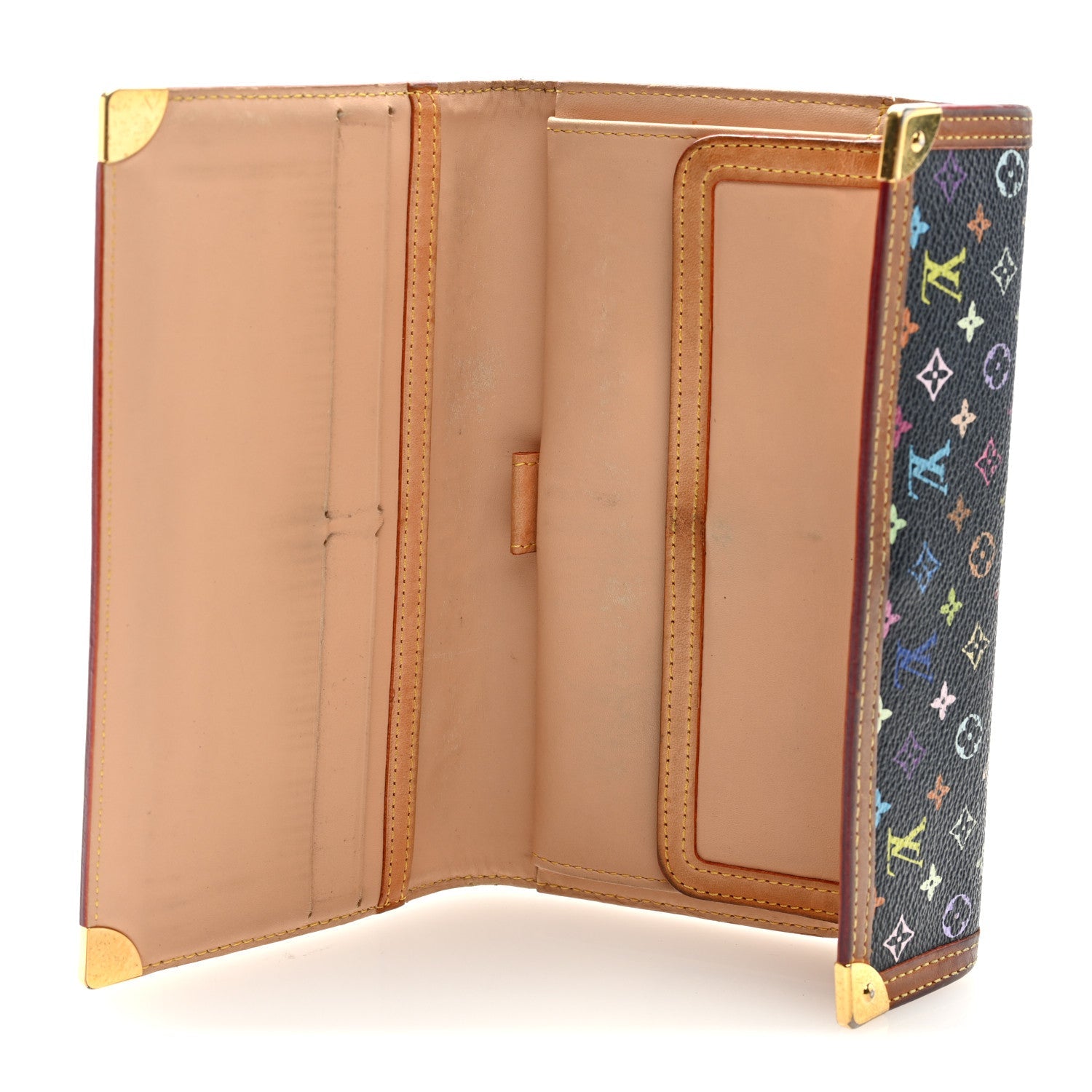 Monogram Multicolor Porte Tresor International Wallet Black