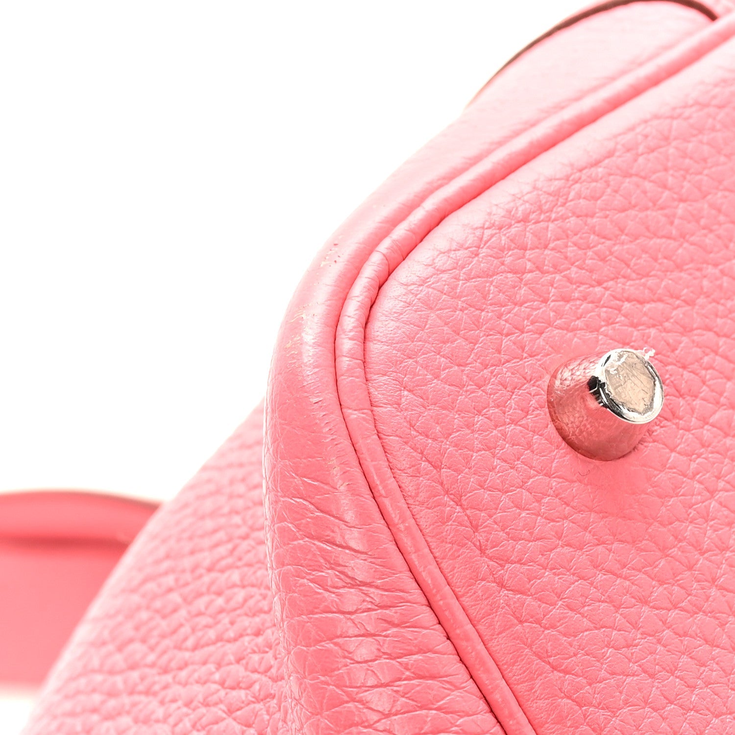 Taurillon Clemence Picotin Lock 22 MM Rose Azalee