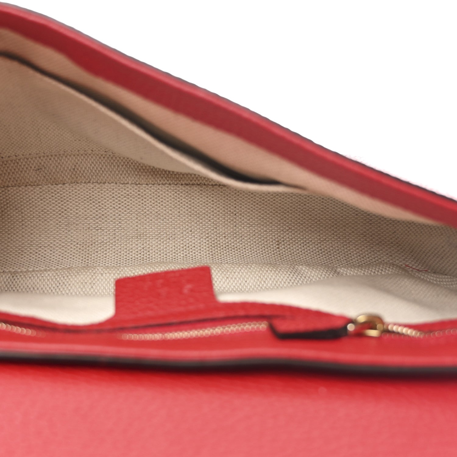 Pebbled Calfskin Medium Soho Flap Crossbody Vibrant Red