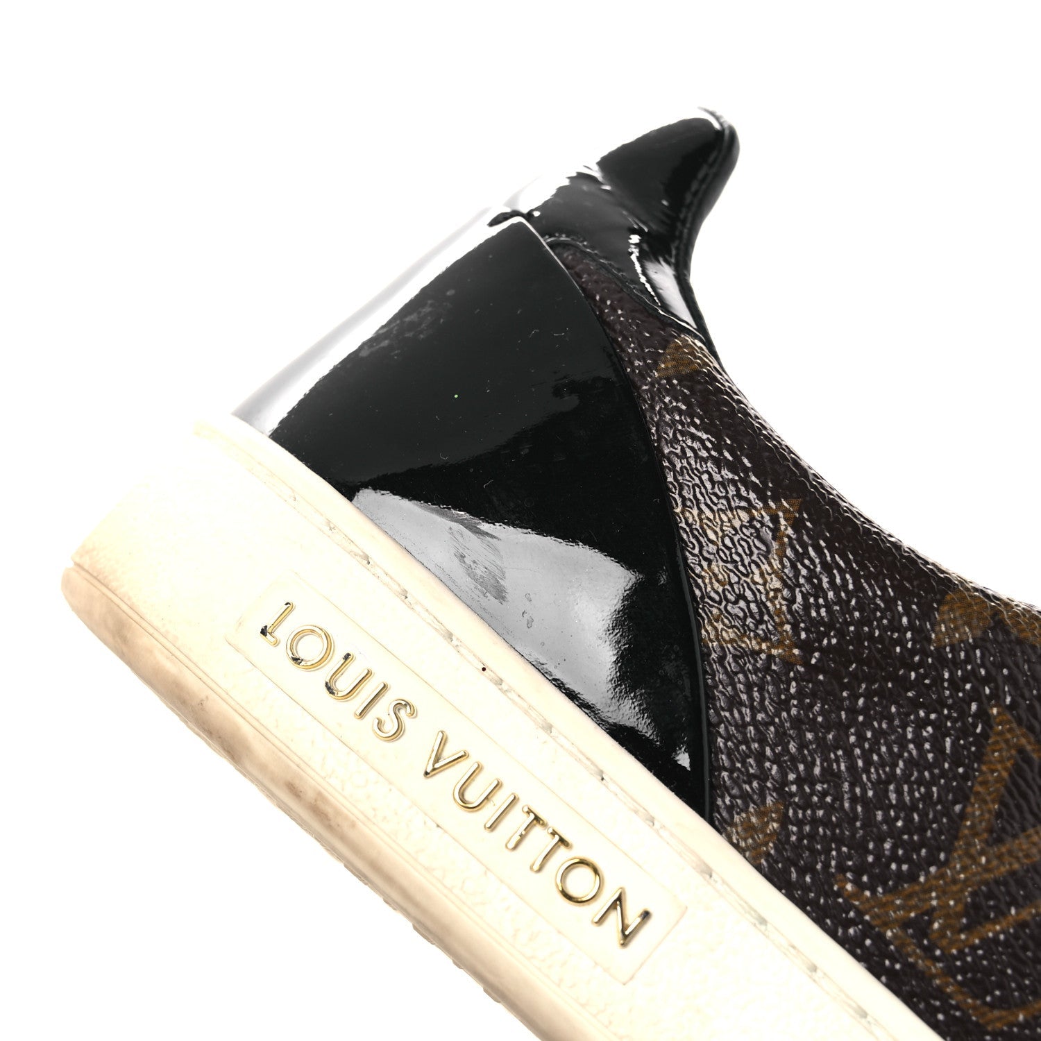Patent Monogram Frontrow Sneakers 37