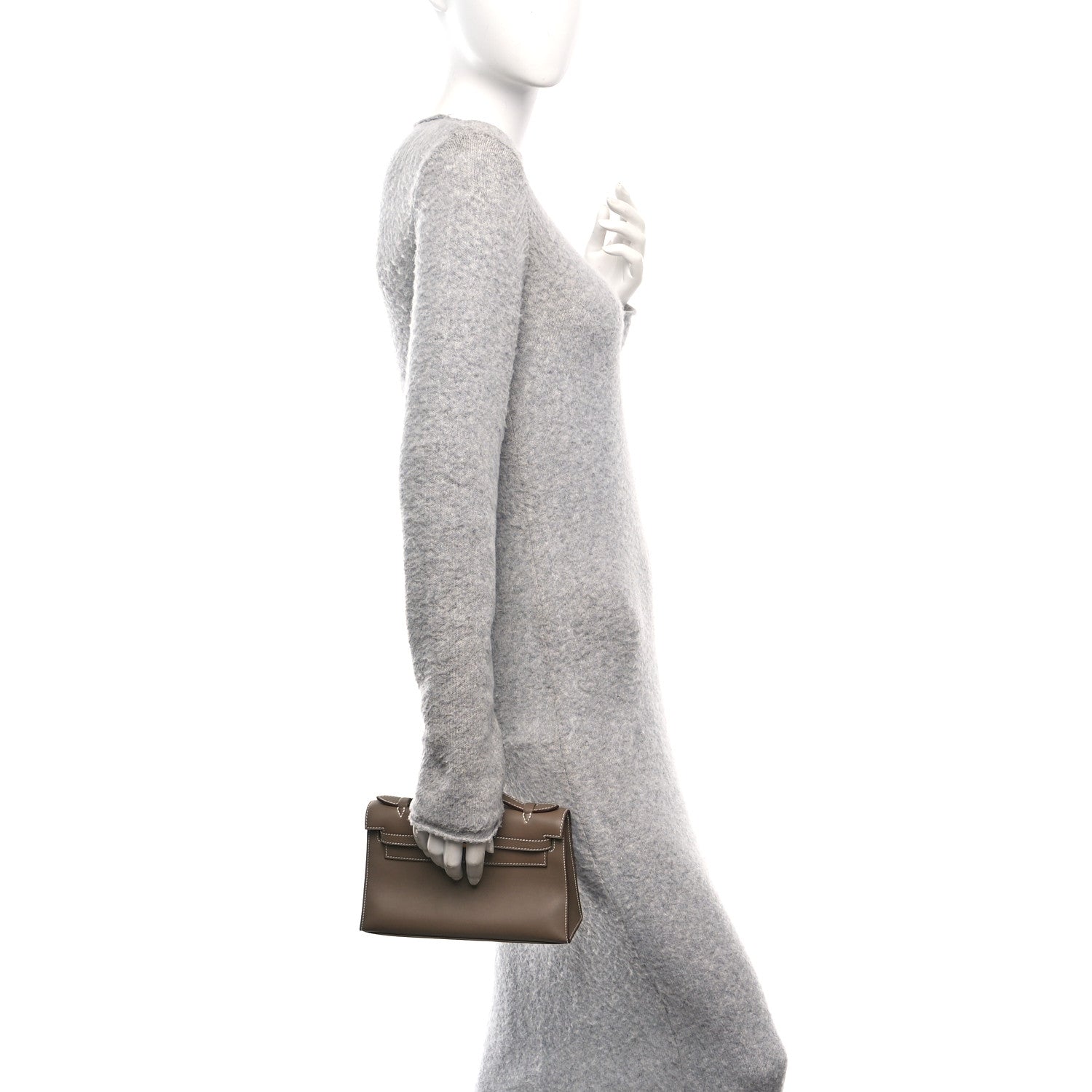Swift Kelly Pochette Clutch Etoupe