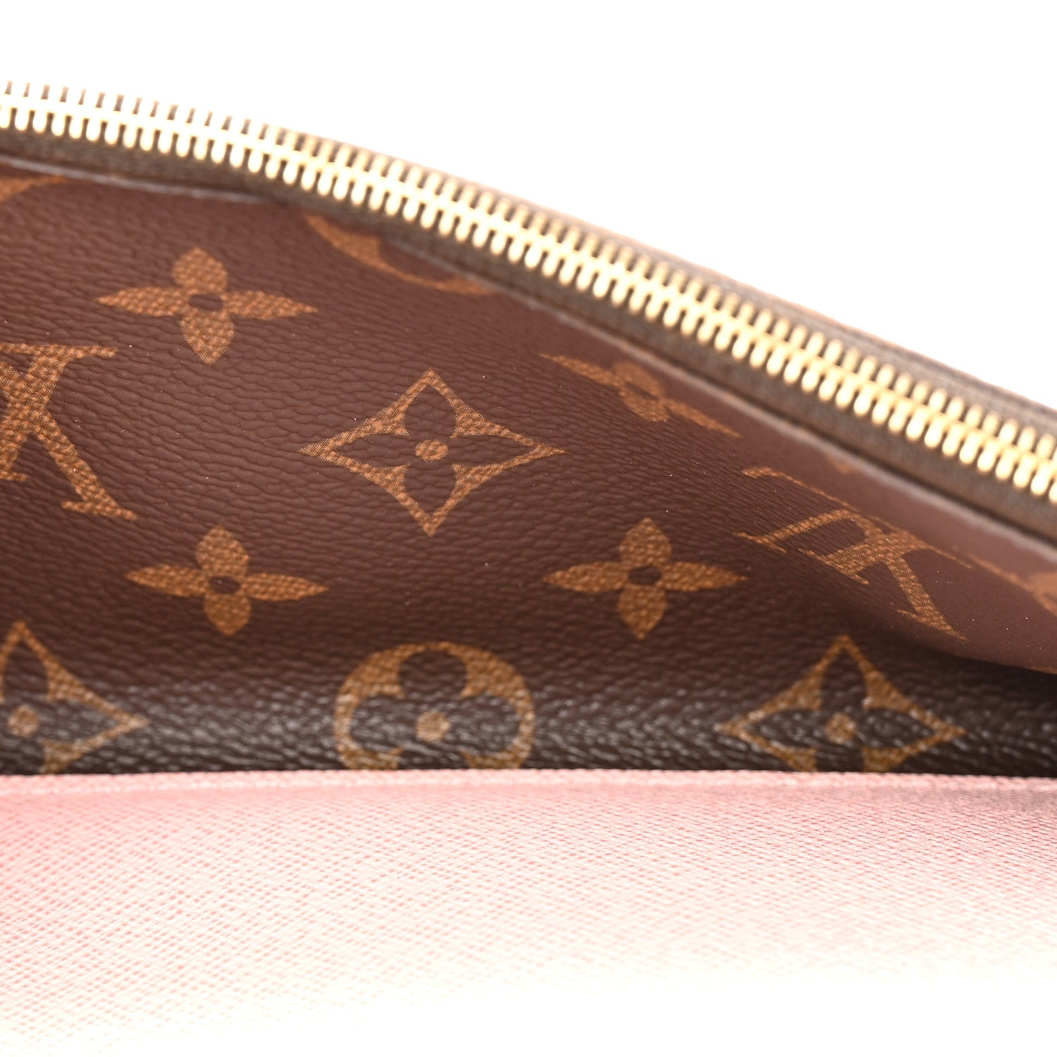 Monogram Emilie Wallet Rose Ballerine