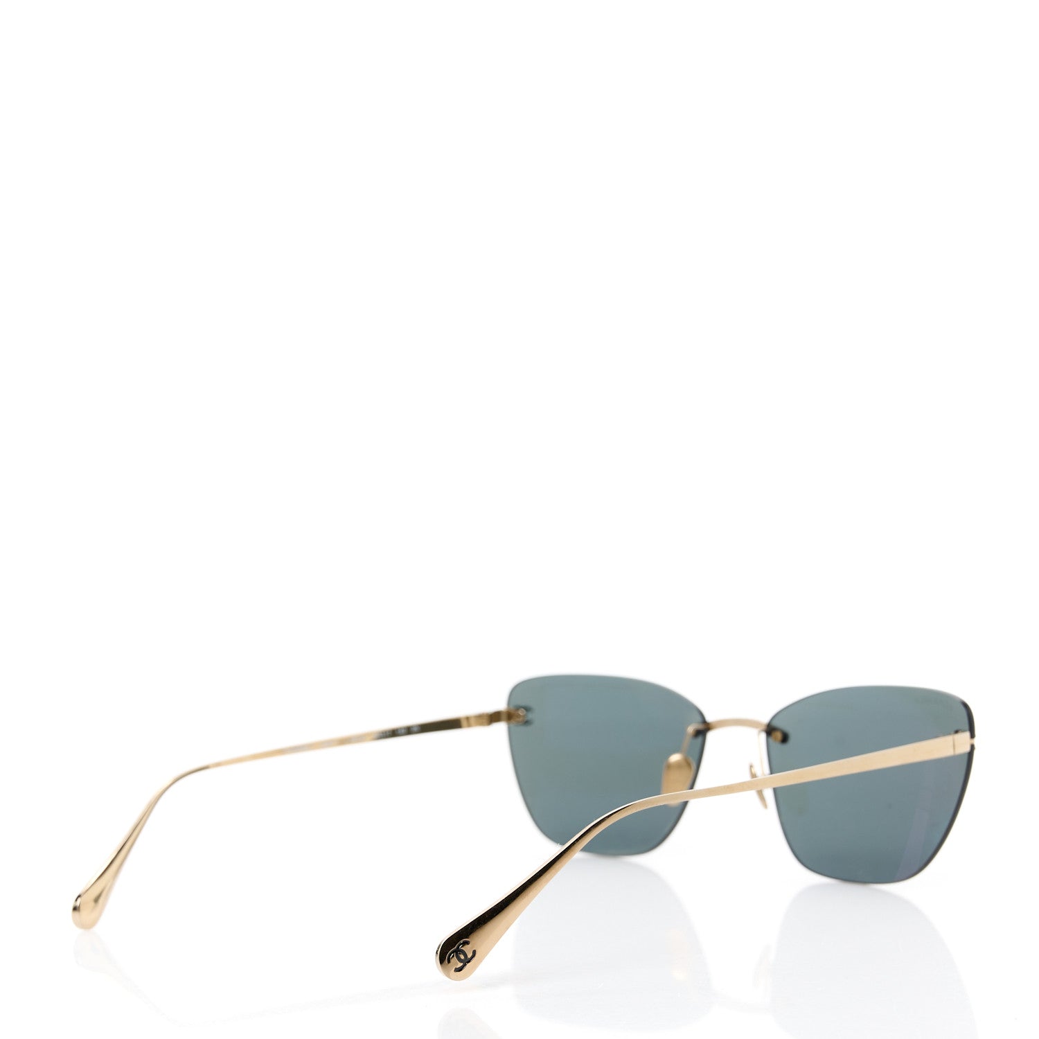 Titanium Cat Eye CC Sunglasses 4286-T Black