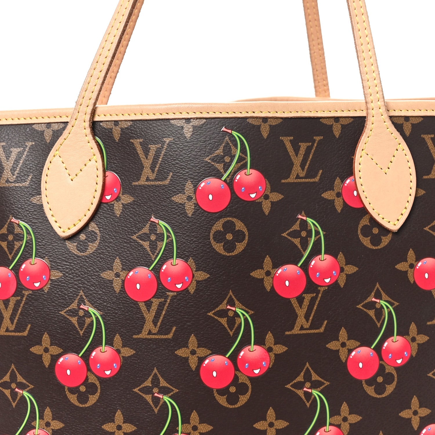 LV X TM Monogram Cerises Neverfull MM
