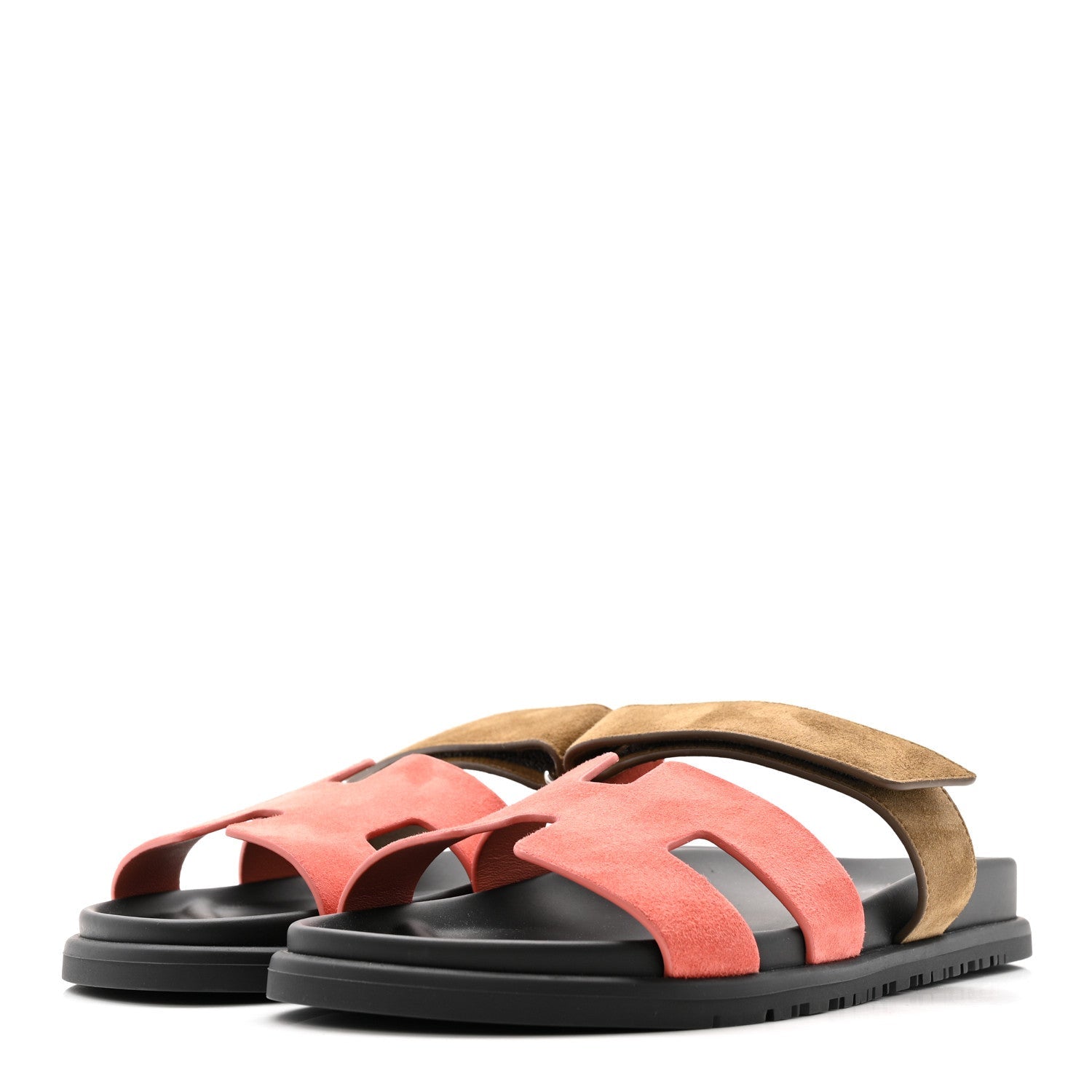 Suede Goatskin Womens Chypre Sandals 40 Rouge Tomette Terre Ambree
