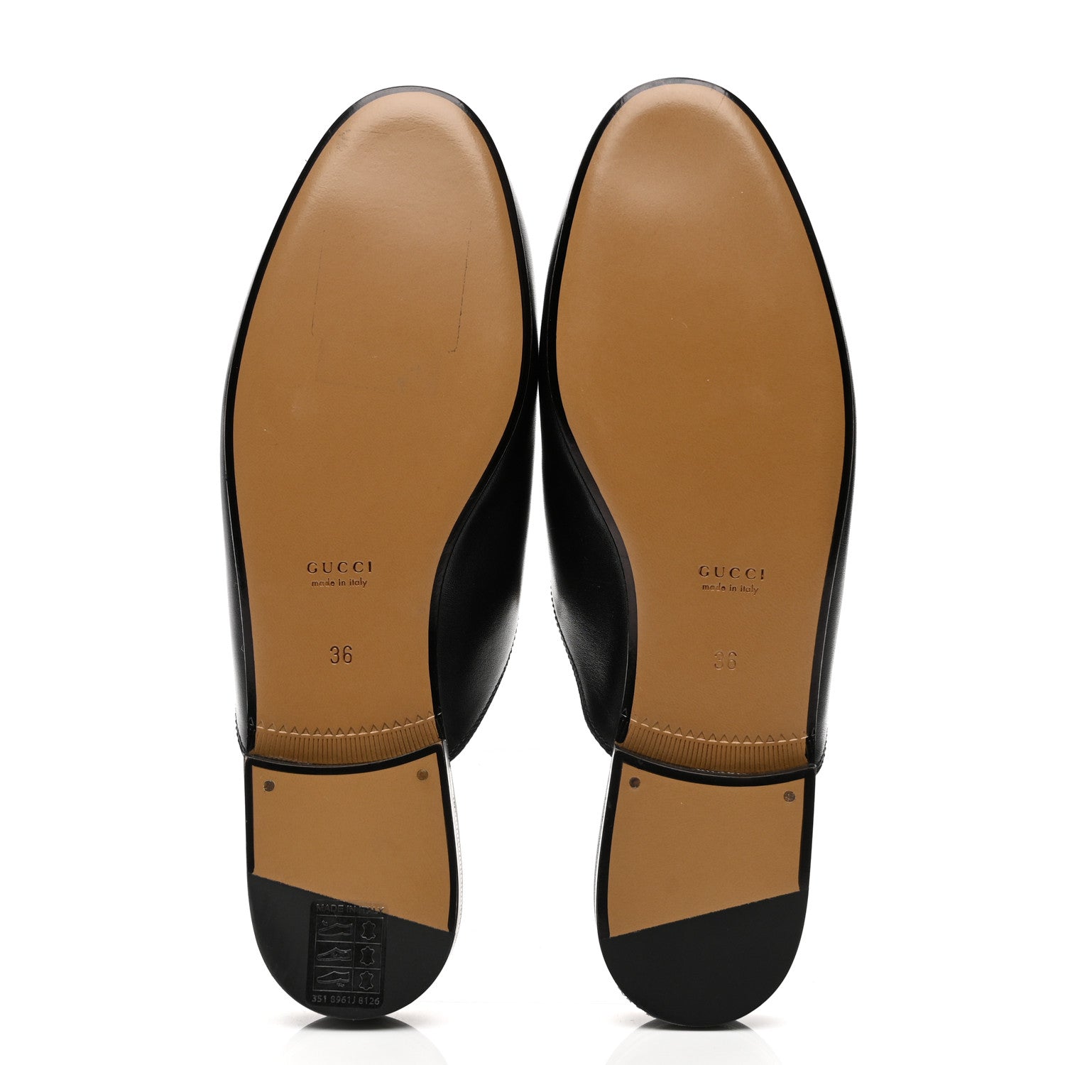 Calfskin Womens Princetown Slippers 36 Black