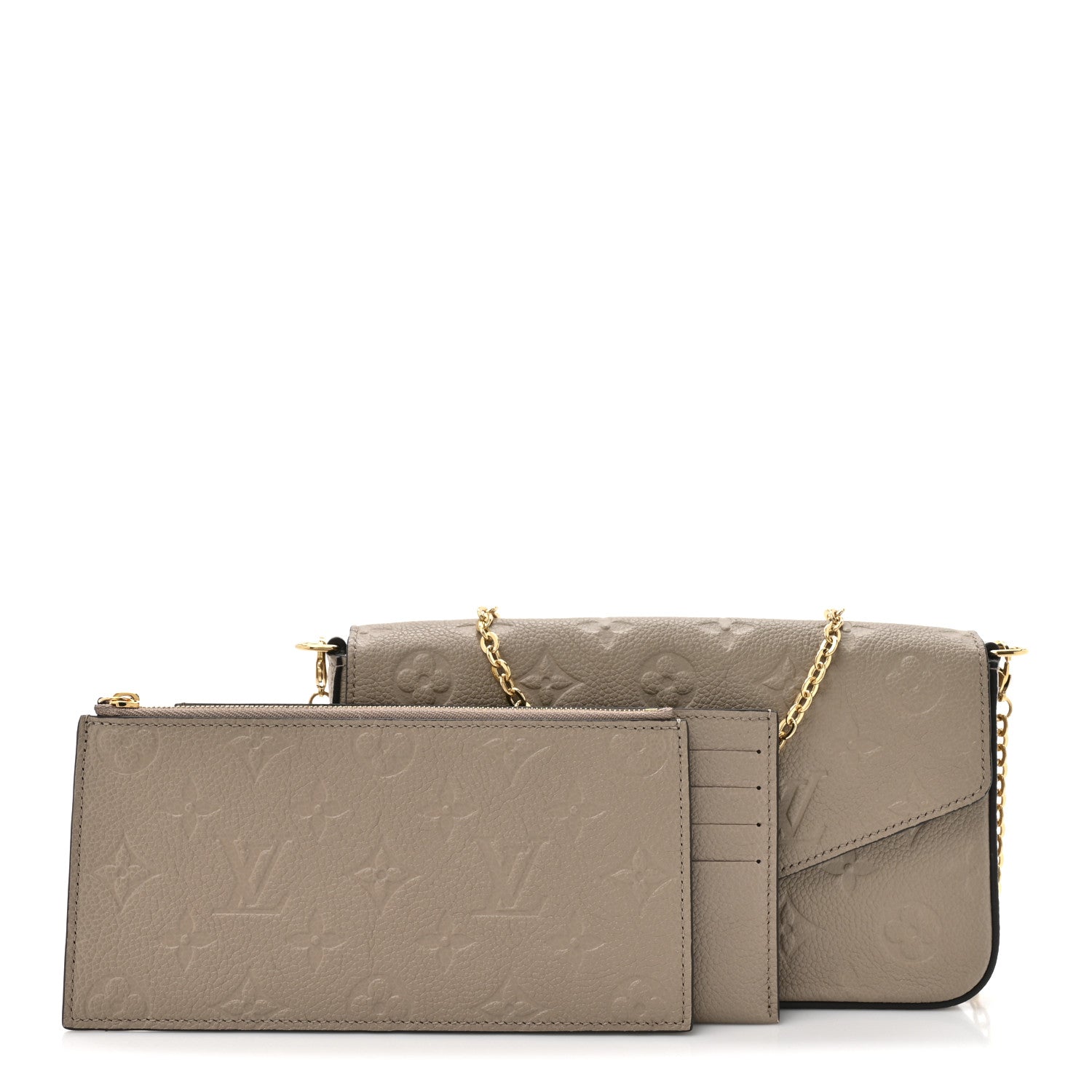 Empreinte Pochette Felicie Chain Wallet Tourterelle
