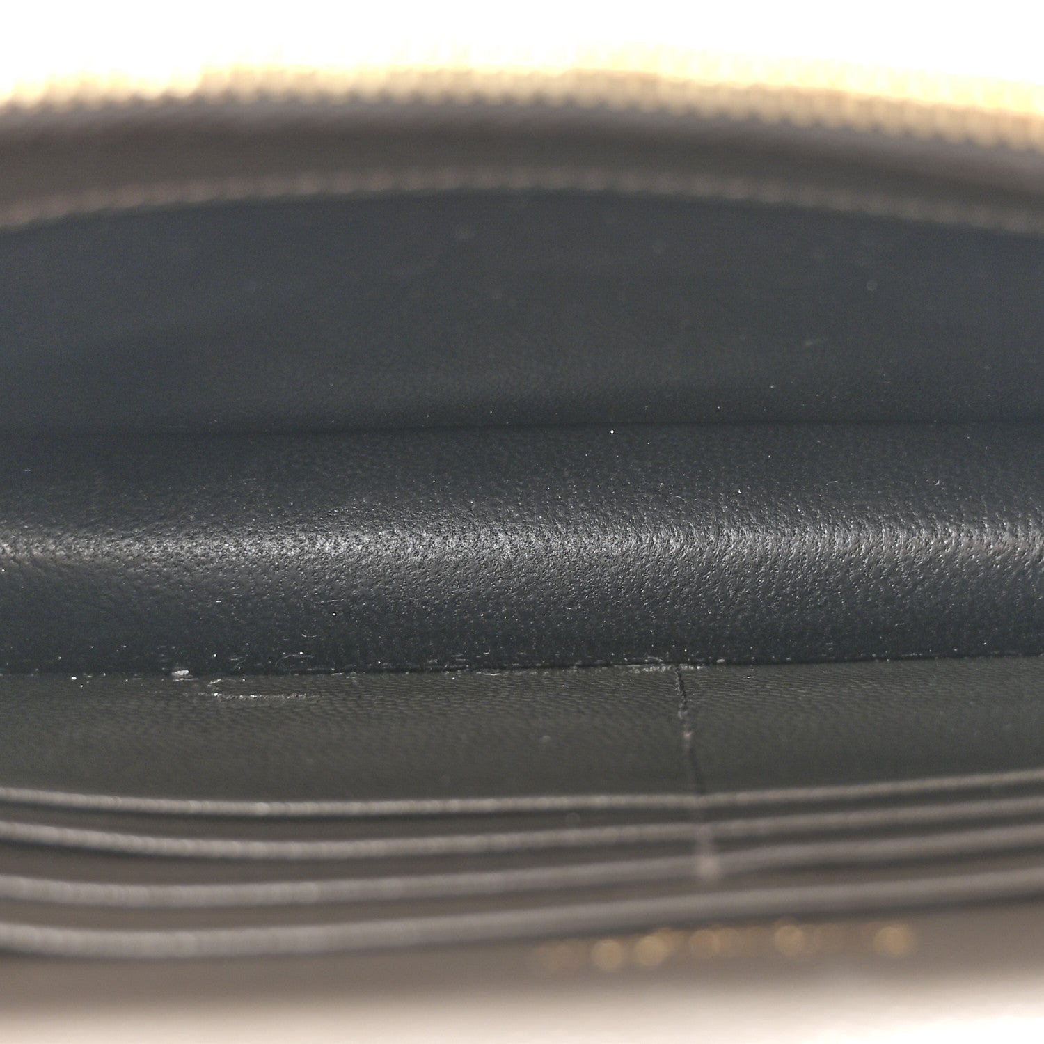 Grain De Poudre Matelasse Chevron Monogram Envelope Chain Wallet Pebble
