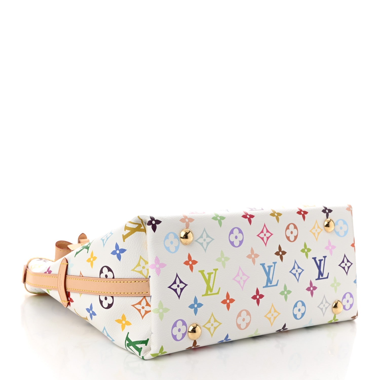 LV x TM Monogram Multicolor CarryAll PM White