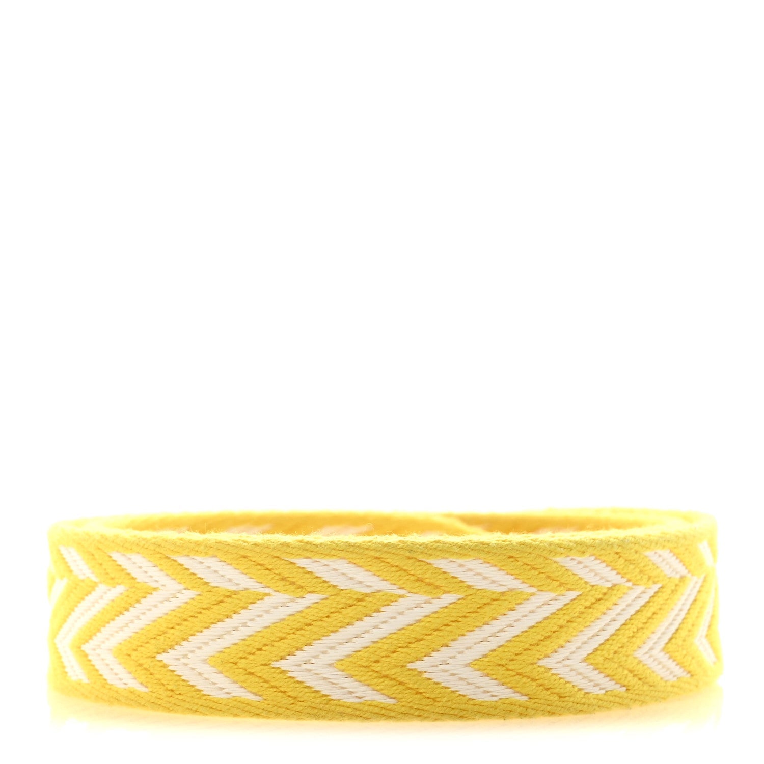 Toile Swift 25mm Sangle ZigZag Shoulder Strap Jaune De Naples White
