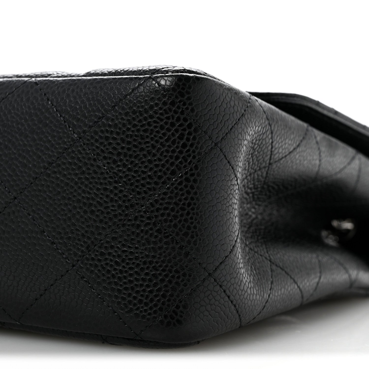 Caviar Quilted Jumbo Single Flap Black