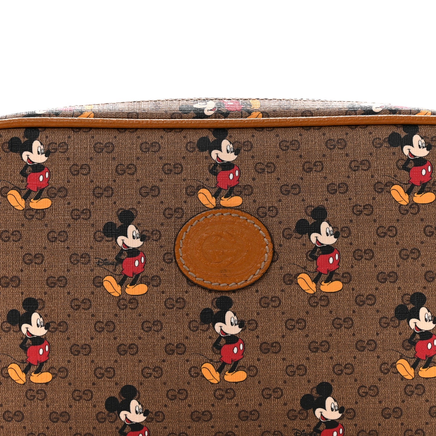 X DISNEY Mini Vintage GG Supreme Monogram Mickey Mouse Small Belt Bag 90 36 Beige Vintage Sun Oil