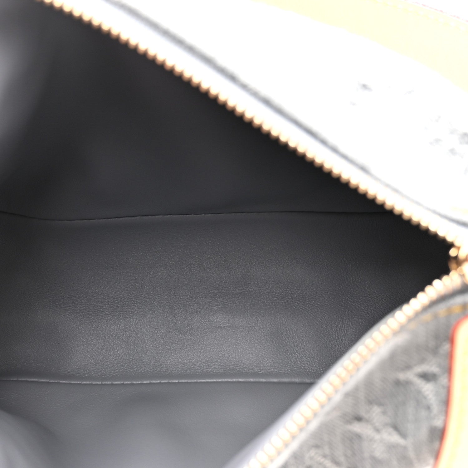 Denim Monogram Side Trunk MM Washed Gray