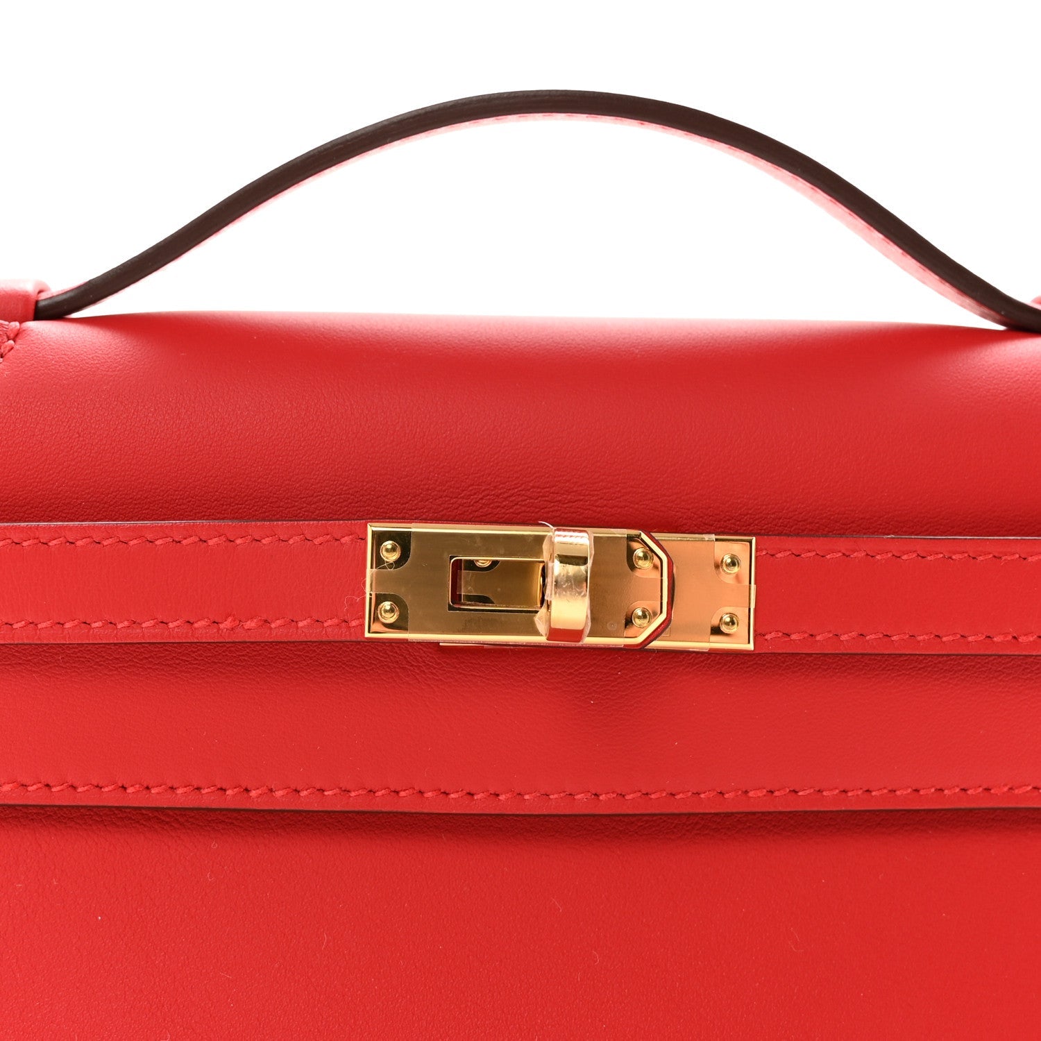 Swift Kelly Pochette Clutch Rouge Radieux