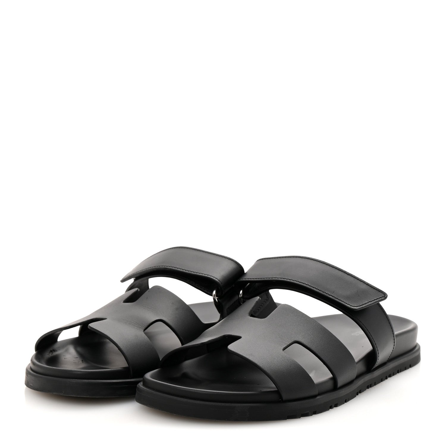 Calfskin Womens Chypre Sandals 40 Black