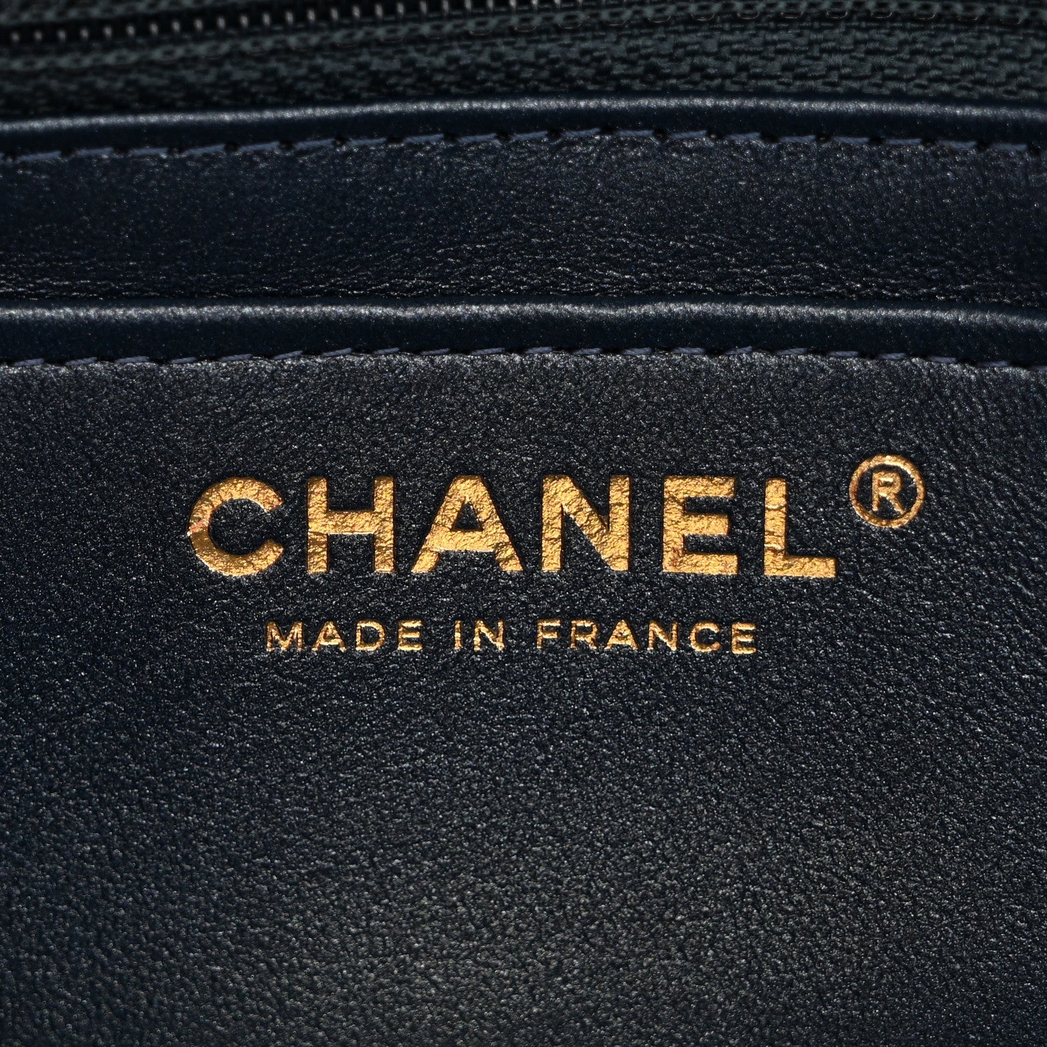 Washed Denim Quilted Mini Rectangular Flap Blue
