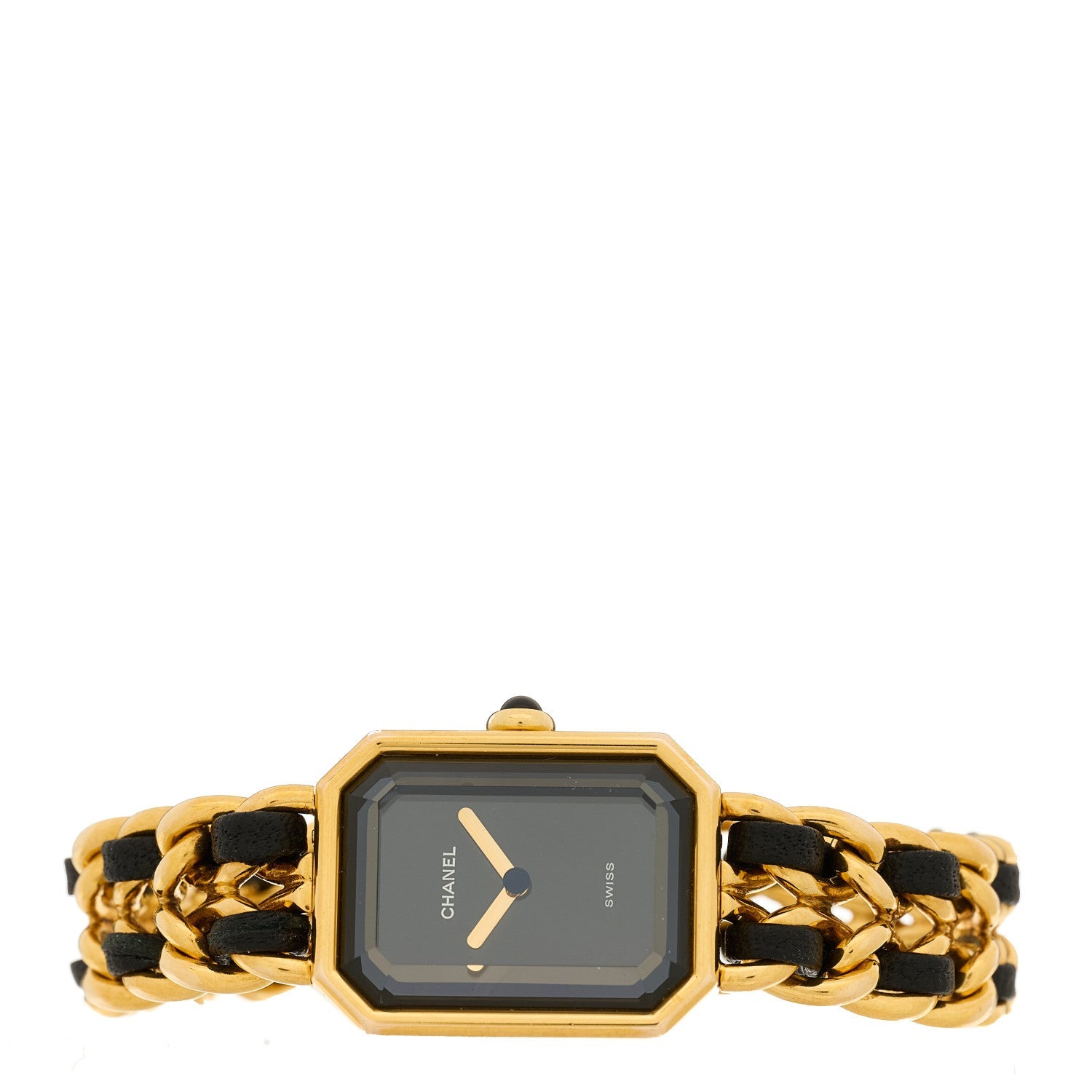 Stainless Steel Lambskin 20mm Chain Premiere Quartz Watch Gold M