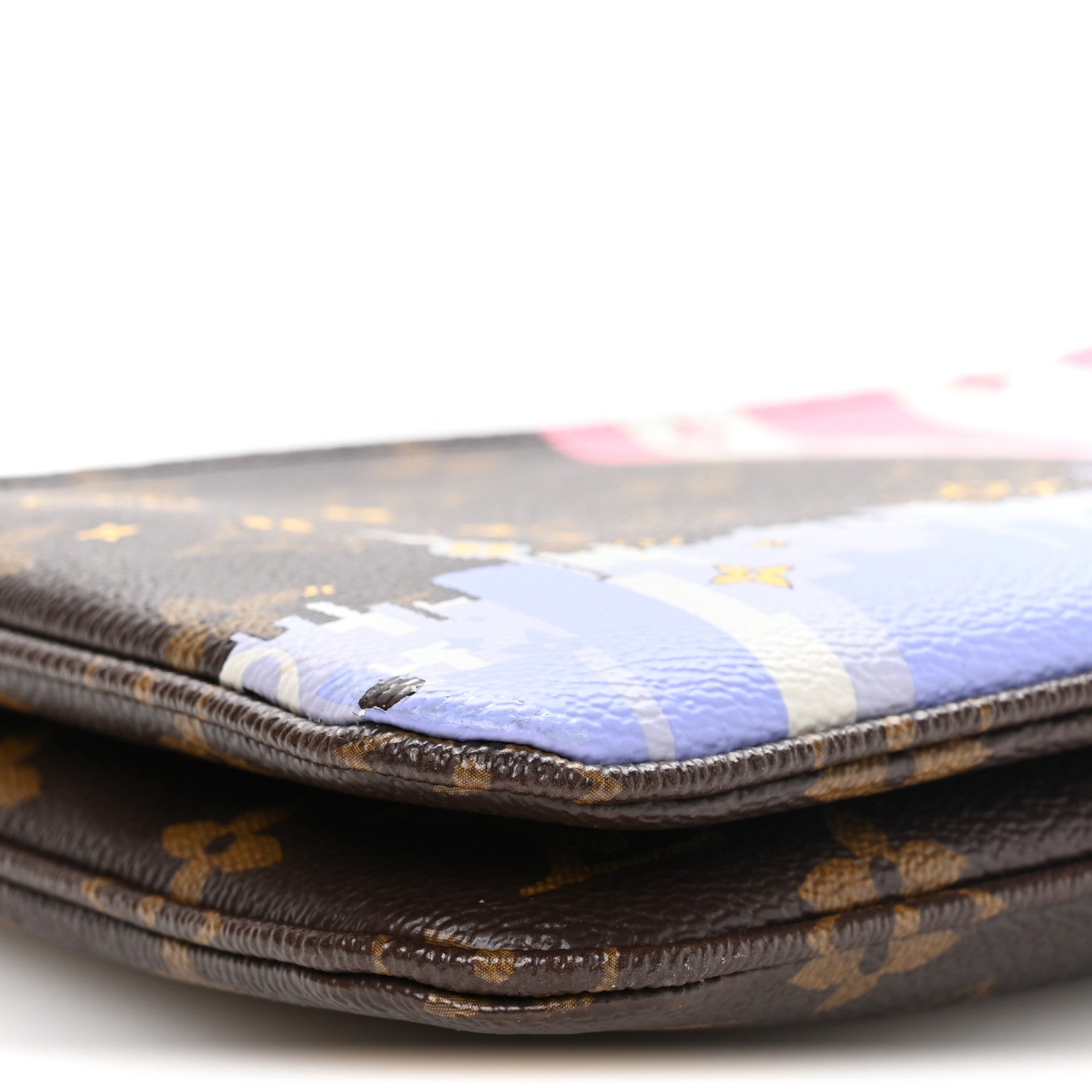 Monogram 2019 Christmas Animation Double Zip Pochette