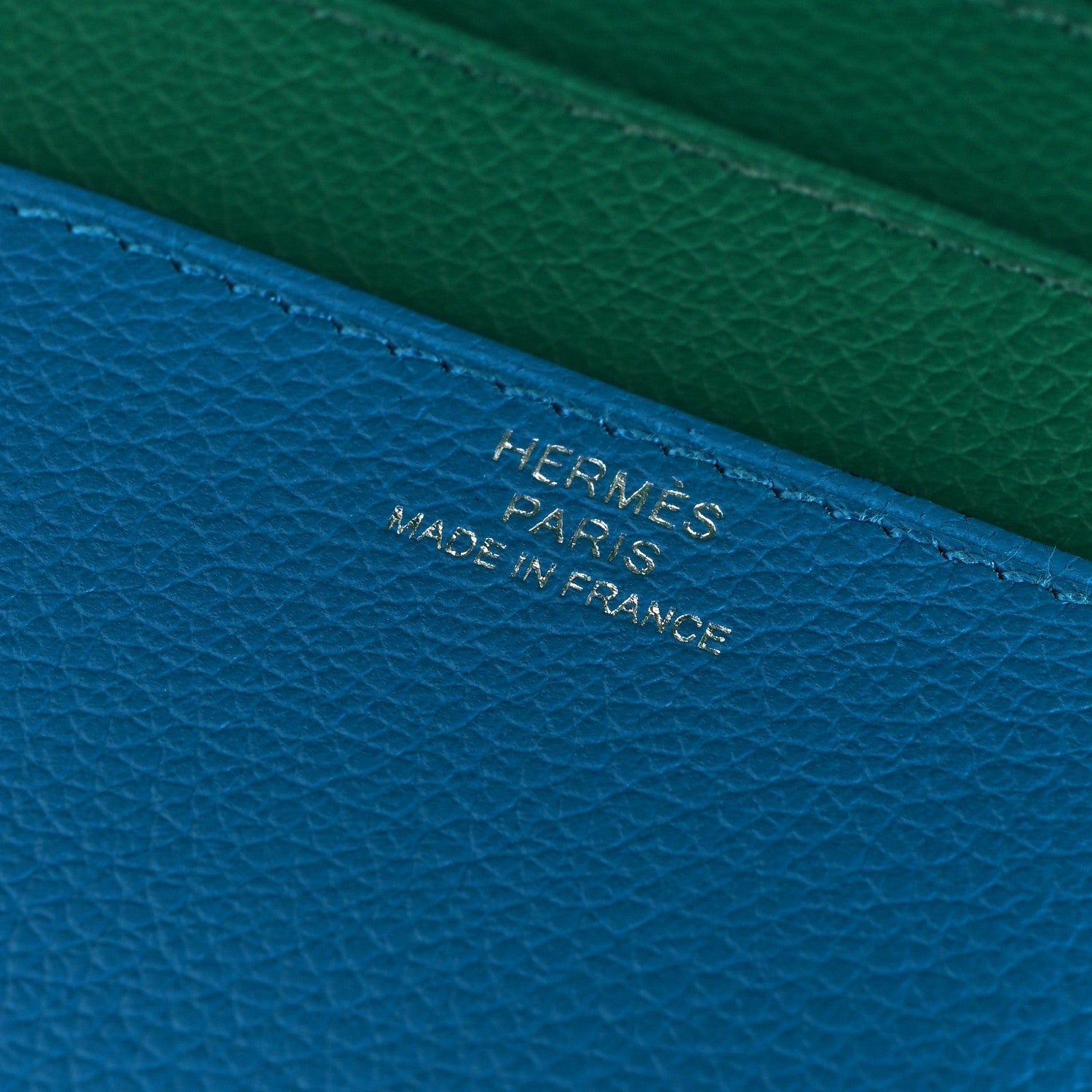 Evercolor Verso RMS Toutenmain Wallet Bleu Zanzibar Vert Vertigo