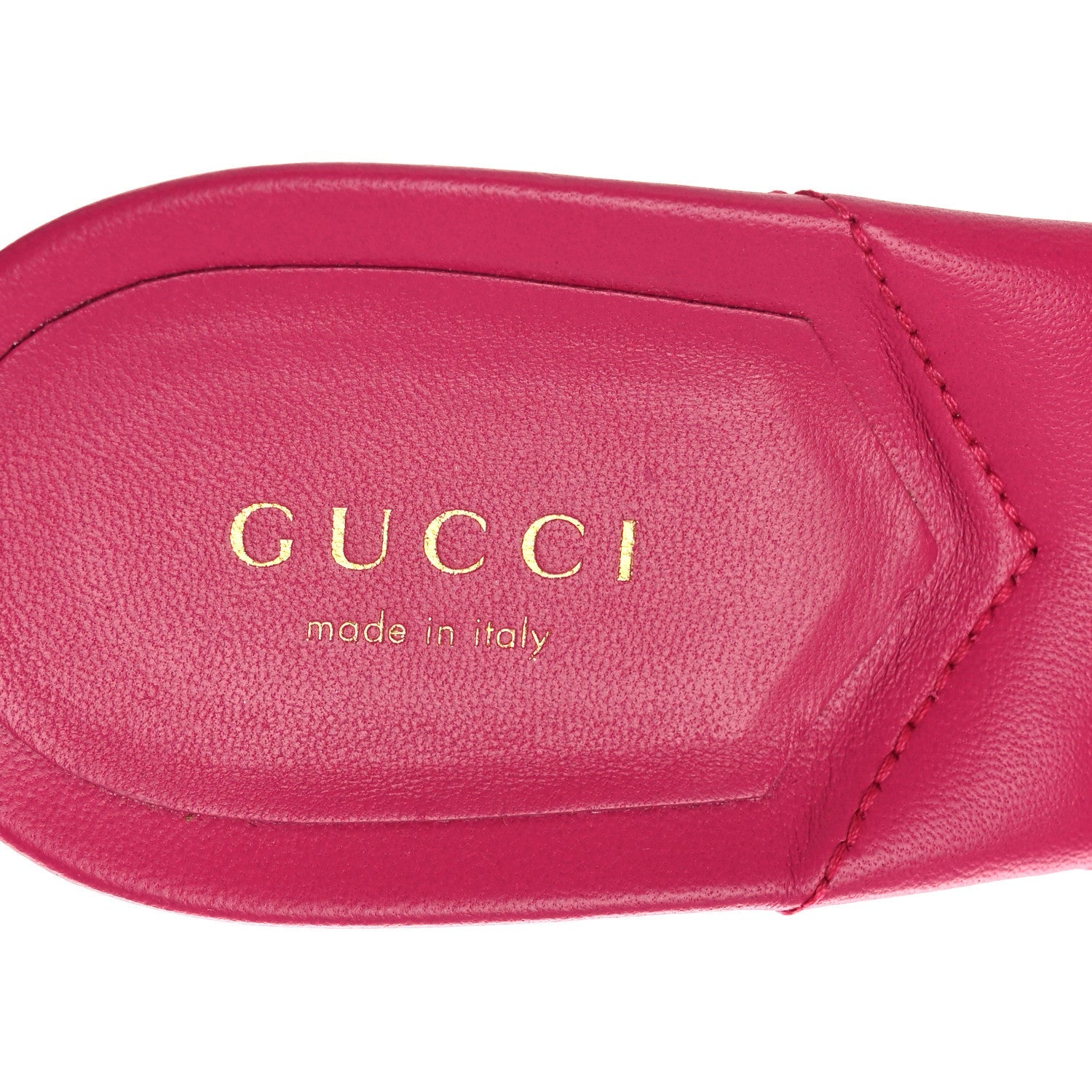 Nappa Matelasse GG Marmont 75mm Slide Sandals 41 Box Pink