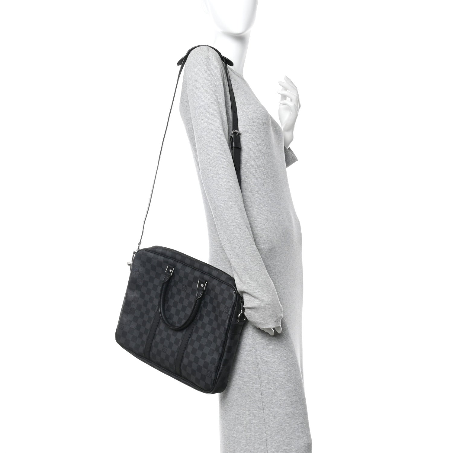 Damier Graphite Porte Documents Voyage PM
