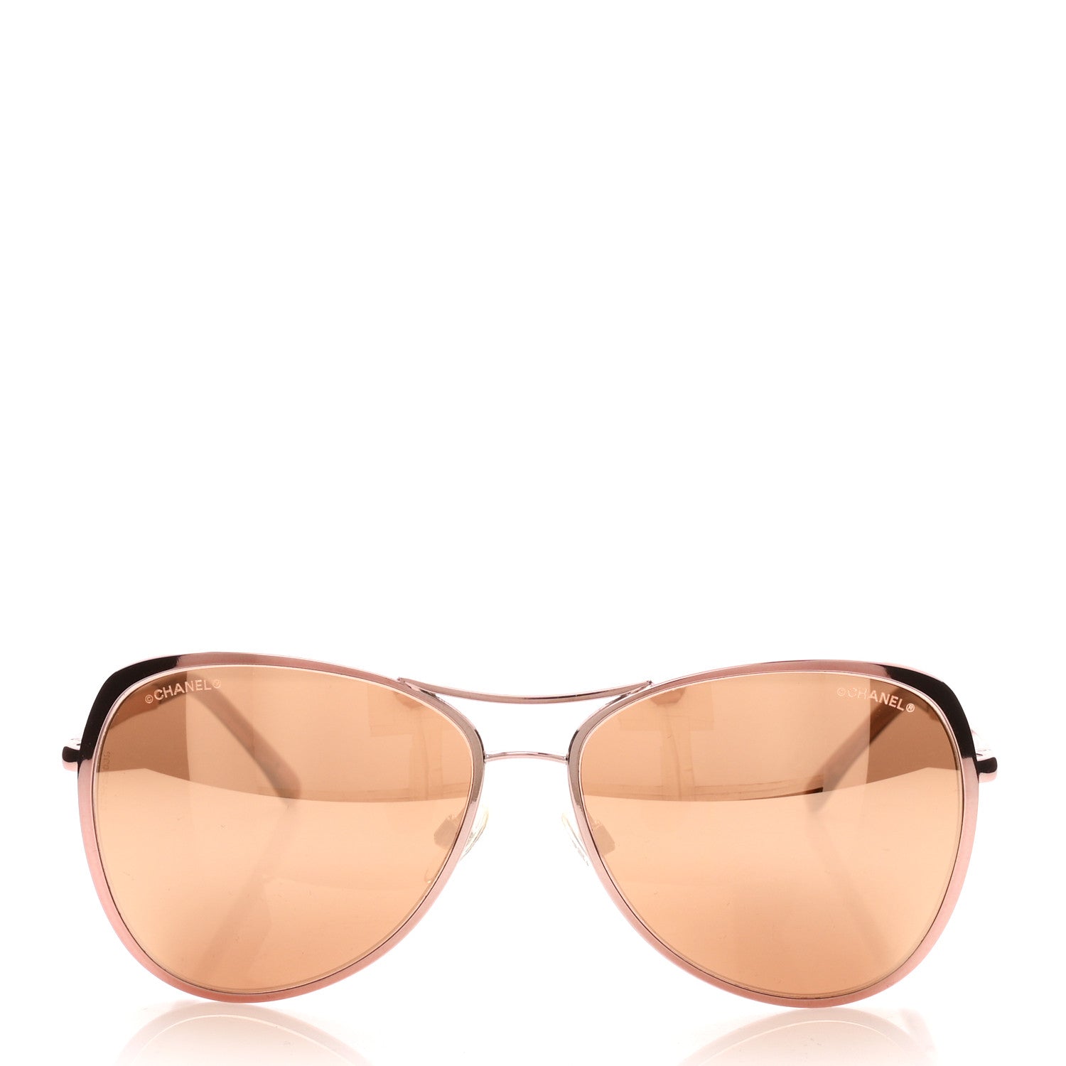 Metal Mirrored Pilot Summer Sunglasses 4223 Pink