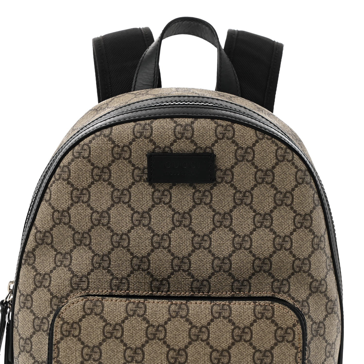 GG Supreme Monogram Small Eden Day Backpack Black