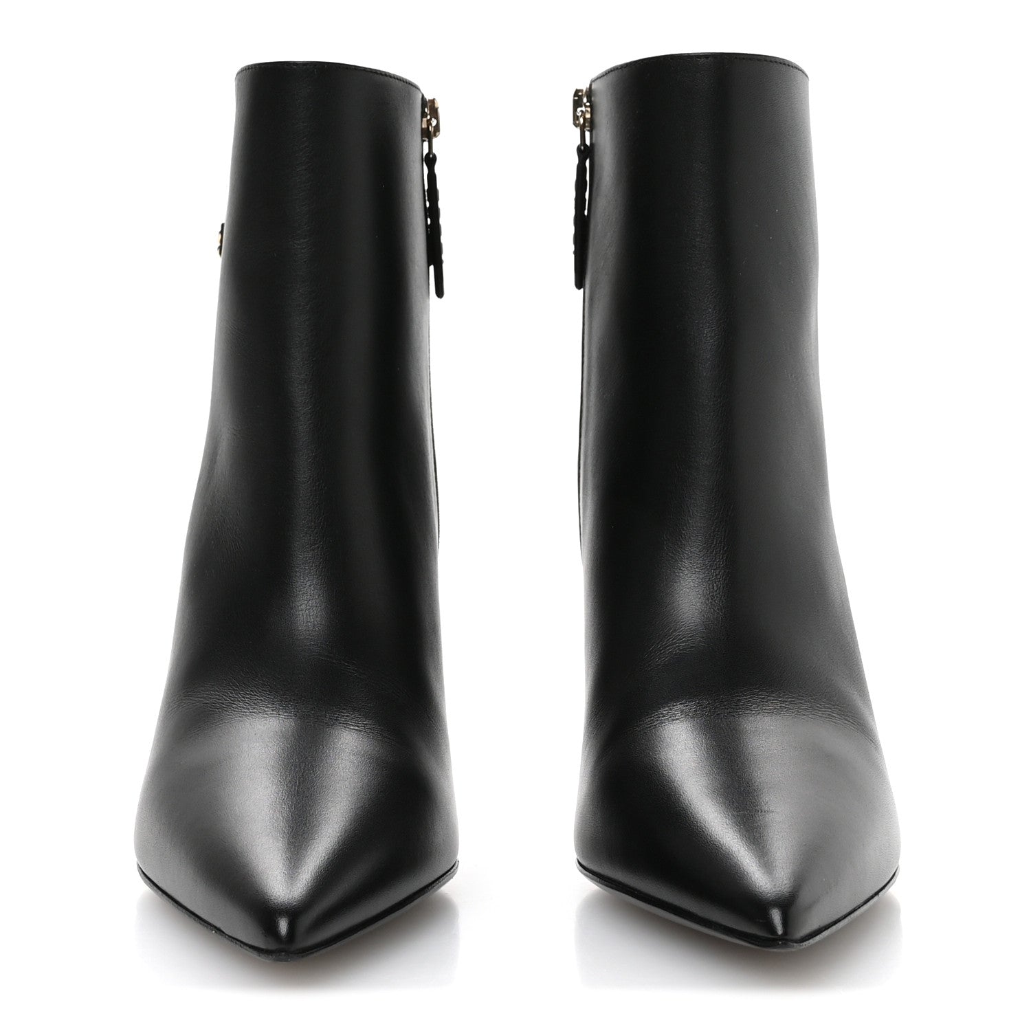 Calfskin Signoria Ankle Boots 36 Black