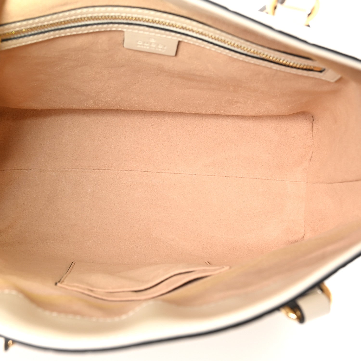 Guccissima Linea A Foldover Tote Off White