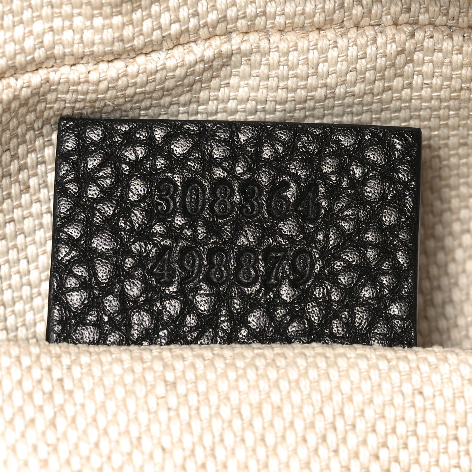 Pebbled Calfskin Small Soho Disco Bag Black