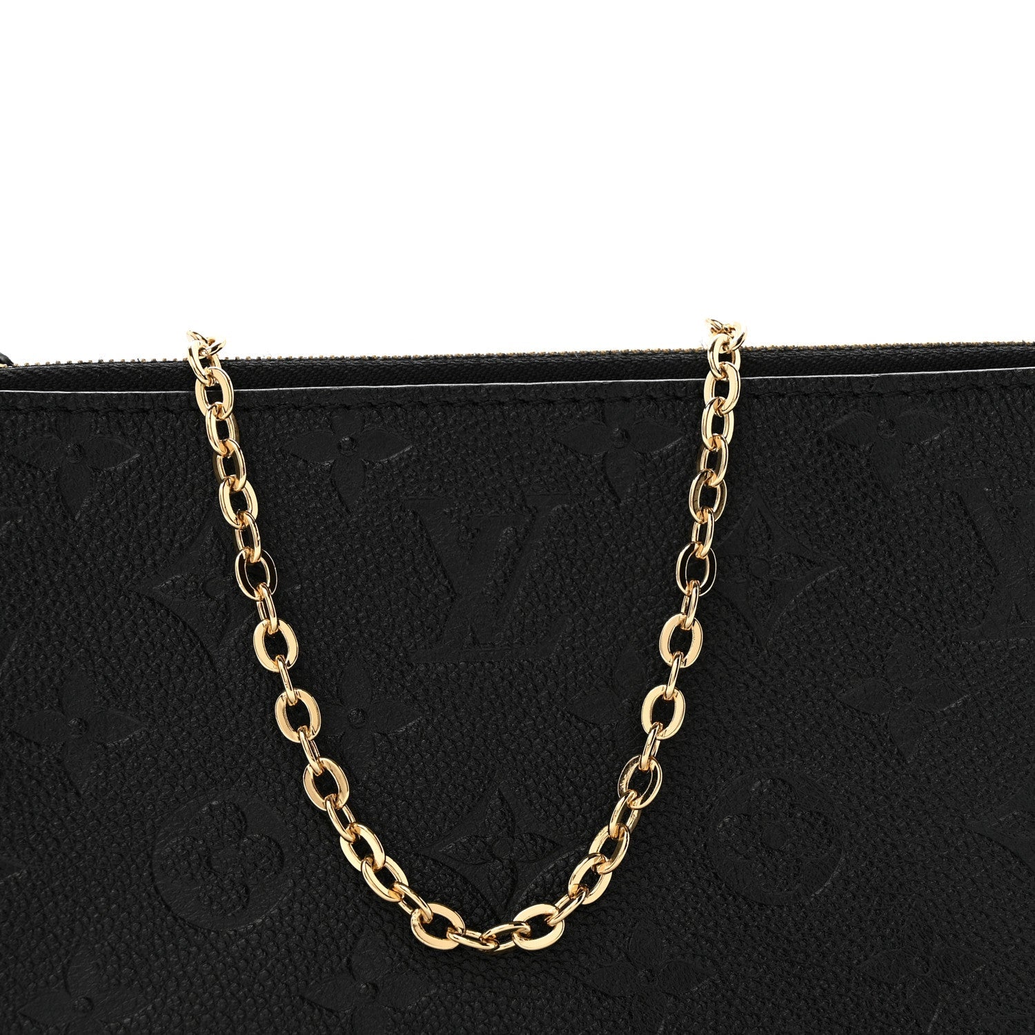 Empreinte Double Zip Pochette Black