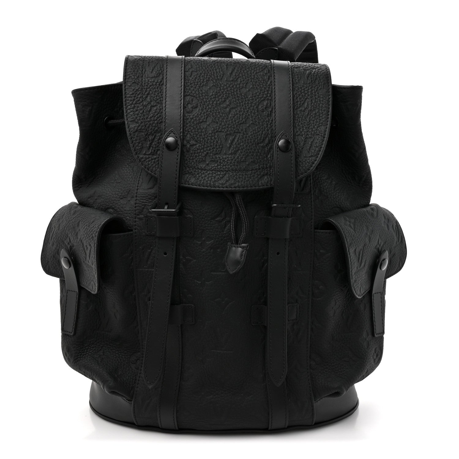 Taurillon Monogram Christopher MM Backpack Black