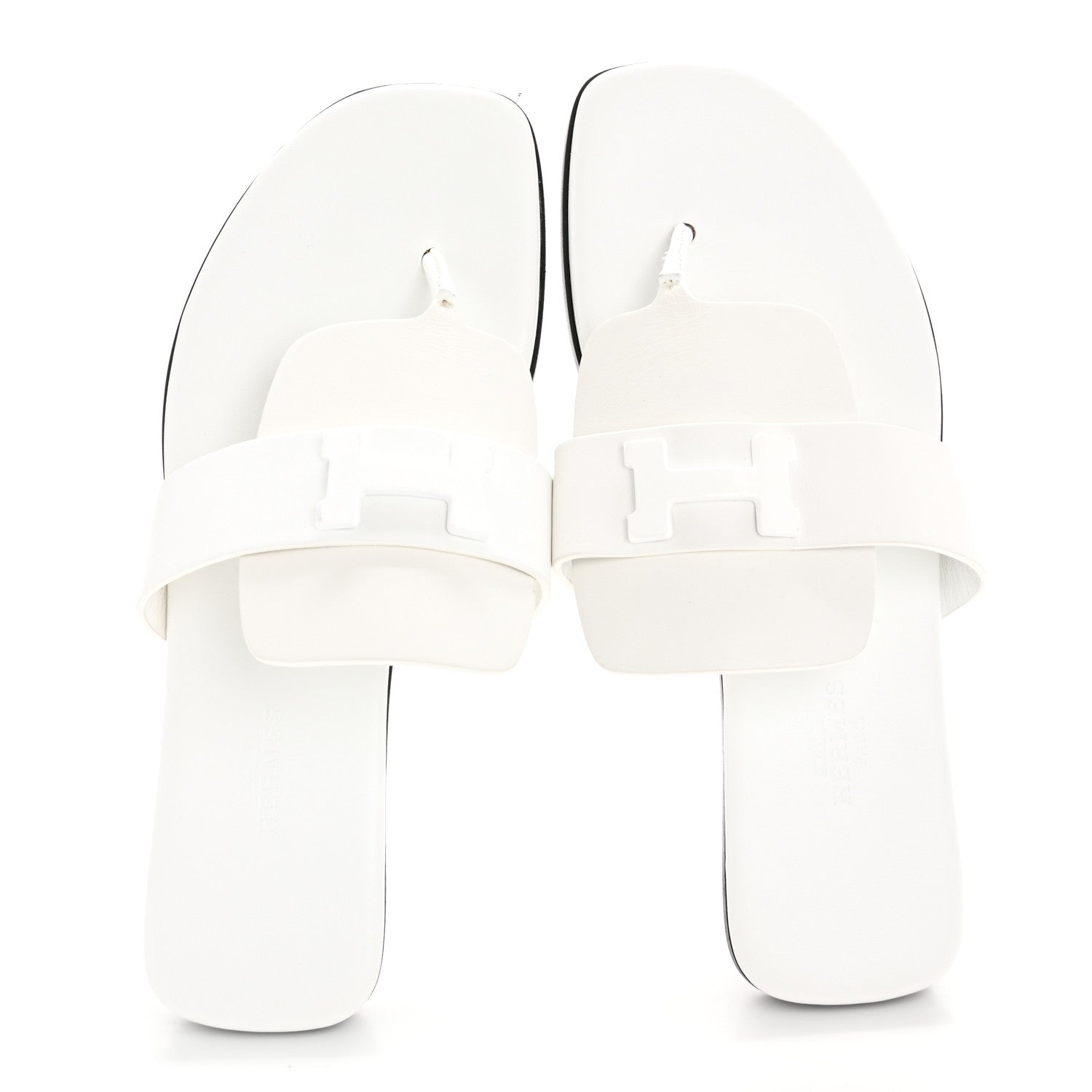 Calfskin Womens Galerie Sandals 36 White