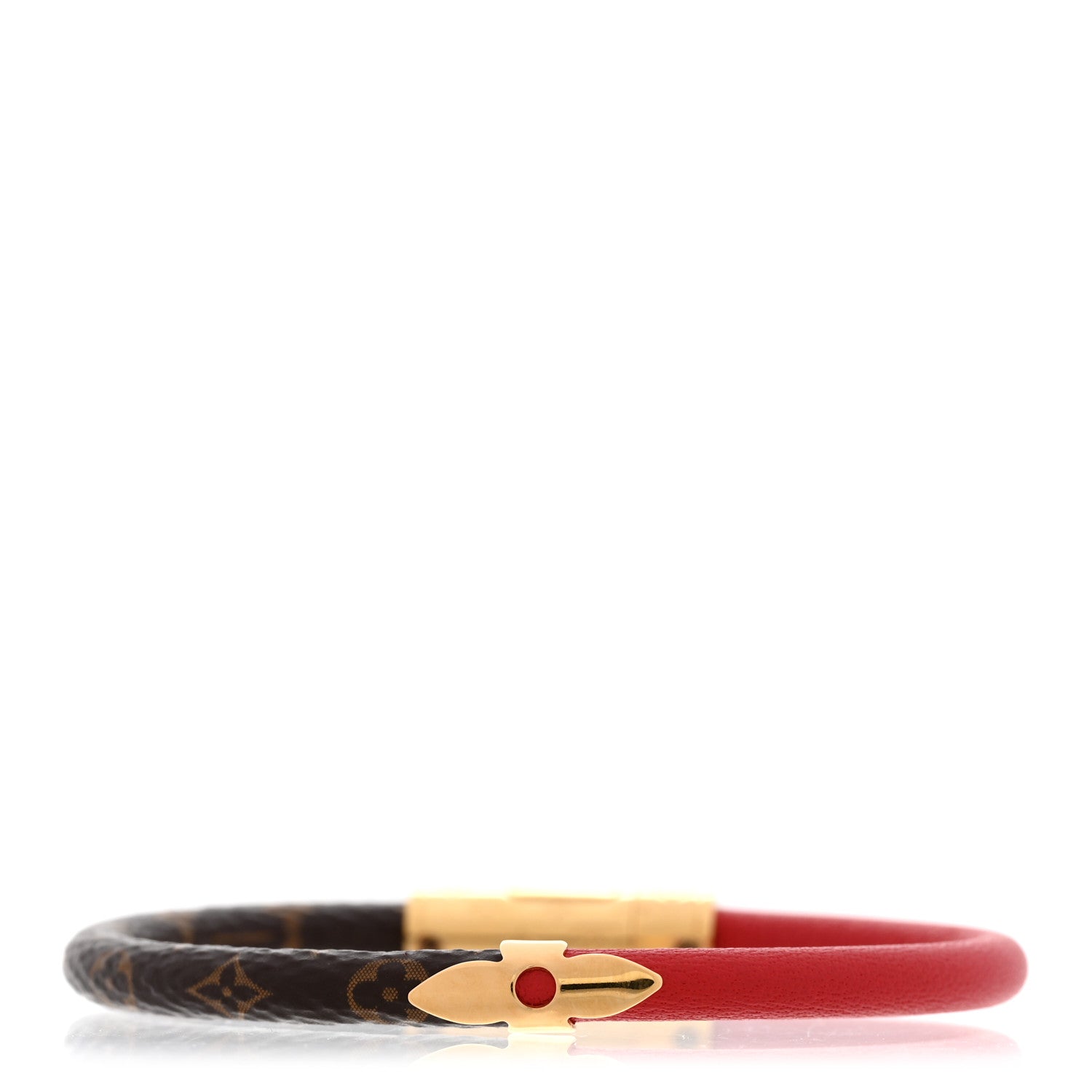 Monogram Daily Confidential Bracelet 17 Red
