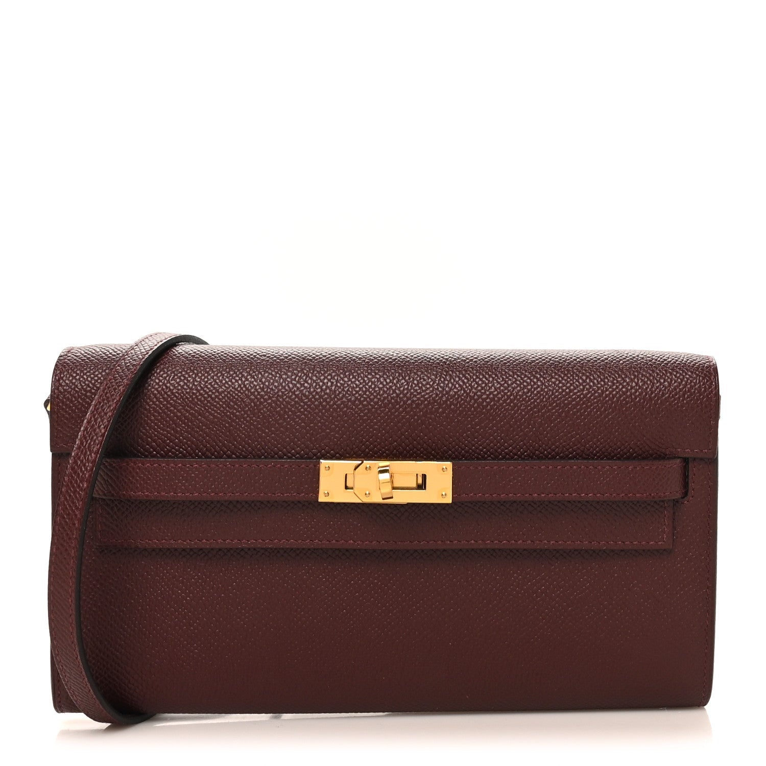 Epsom Kelly Wallet To Go Rouge Sellier
