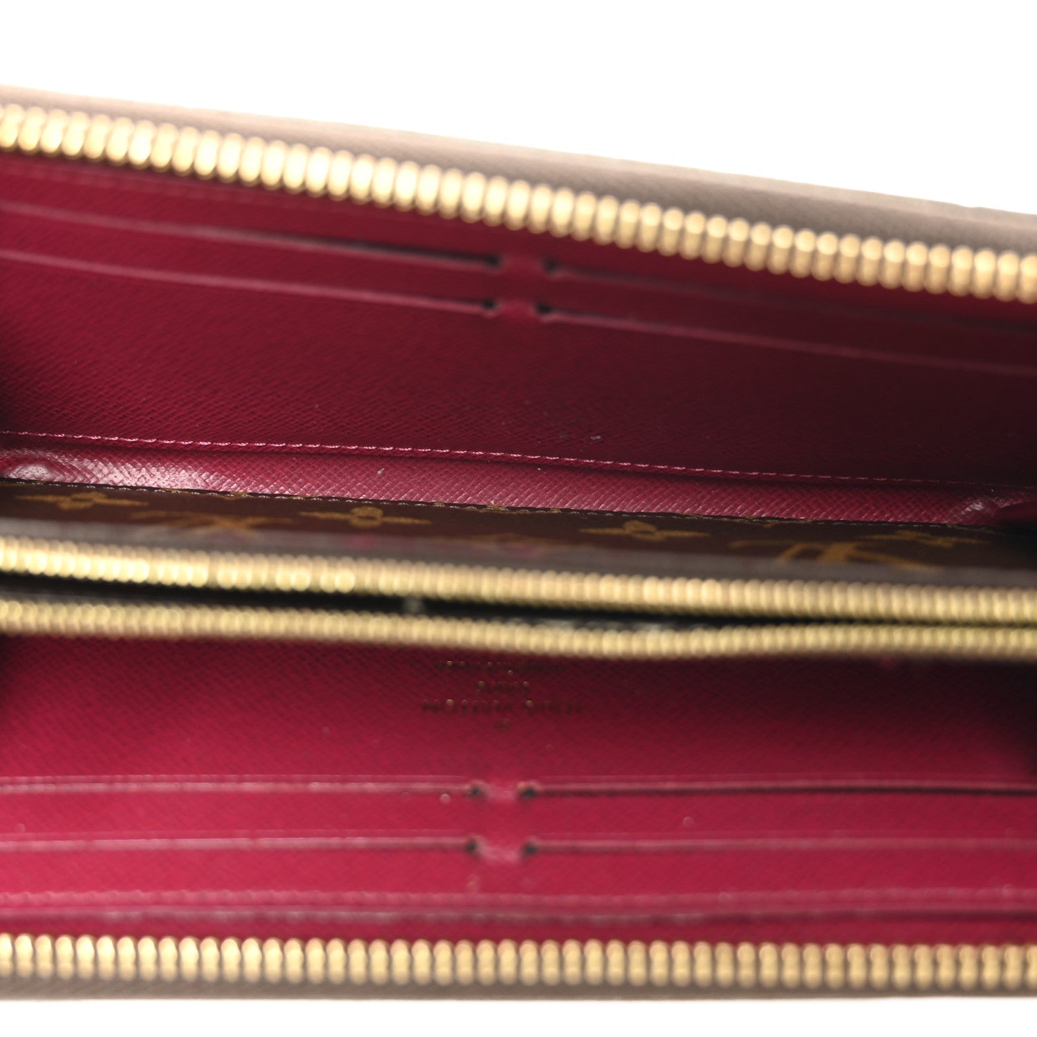 Monogram Clemence Wallet Fuchsia