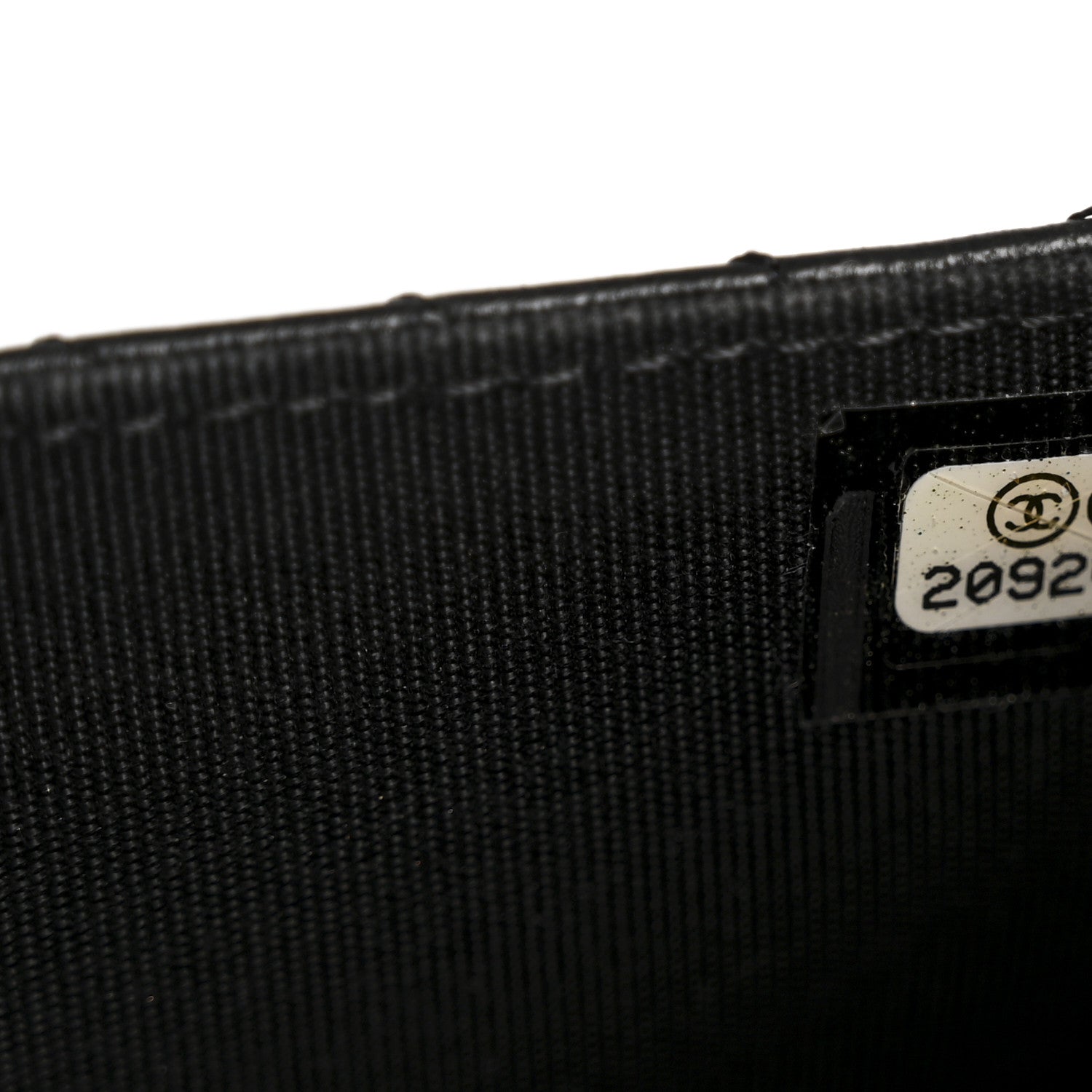 Lambskin Chevron Quilted Wallet On Chain WOC So Black