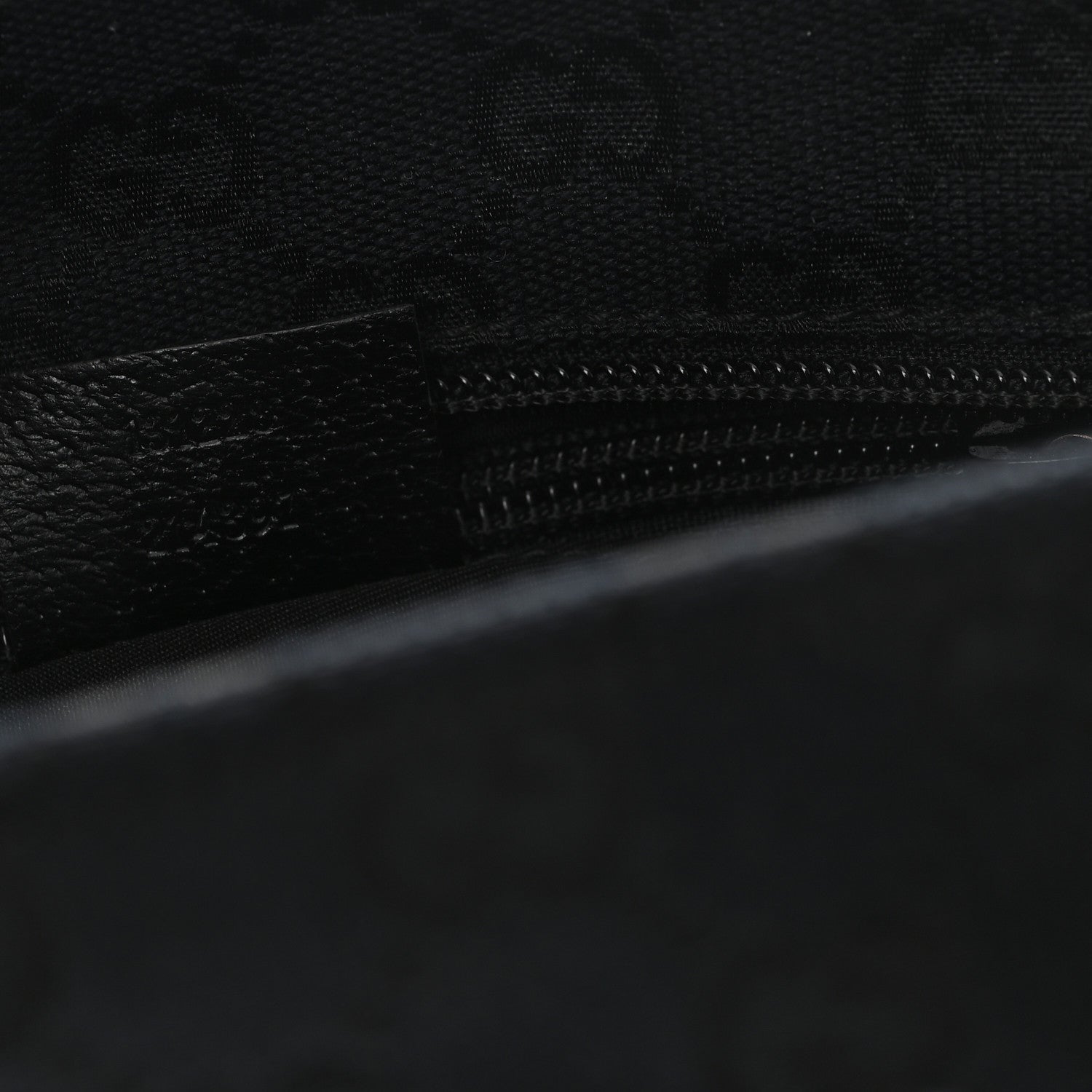 GG Monogram Small Web Handle Bucket Tote Black