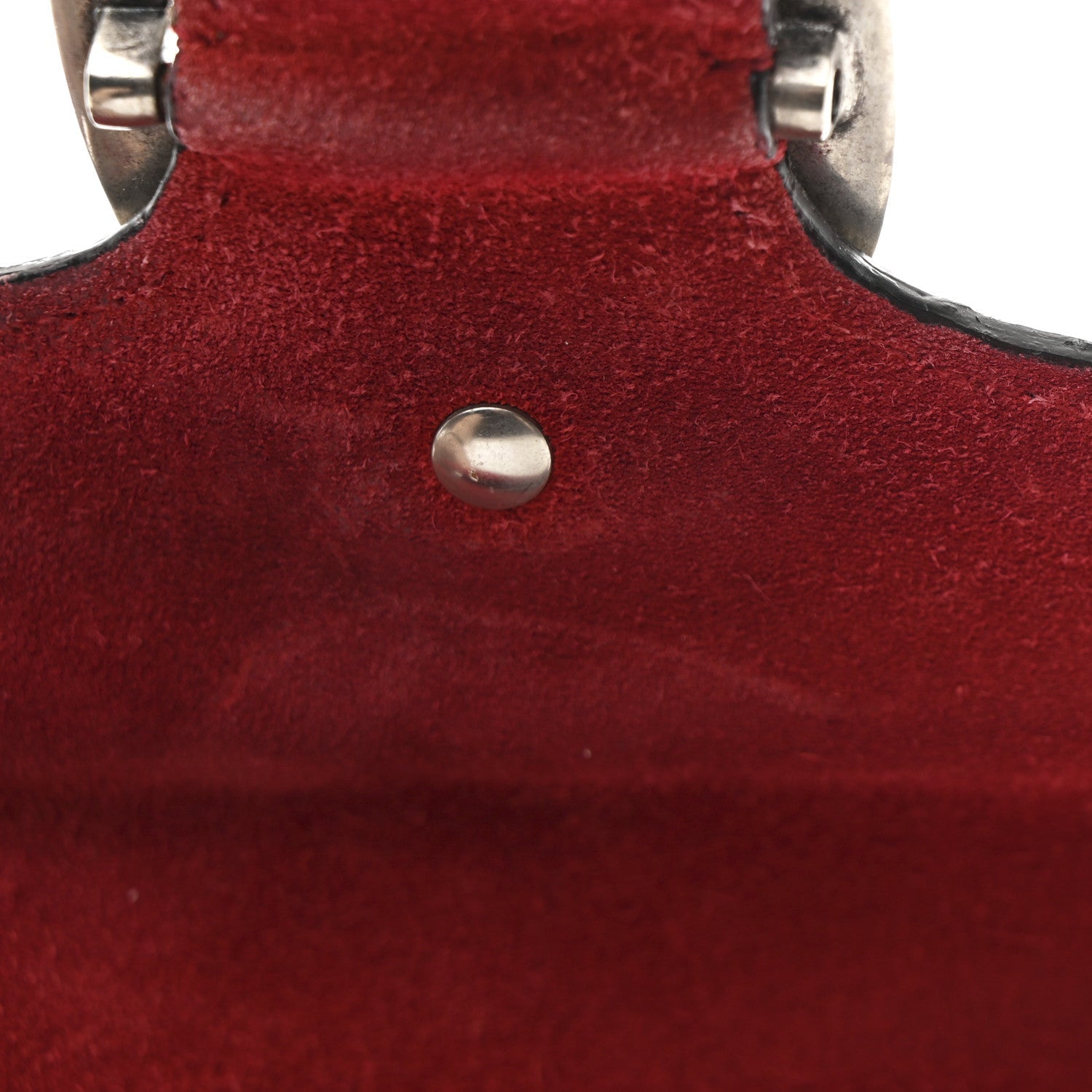 GG Supreme Monogram Mini Dionysus Shoulder Bag Hibiscus Red