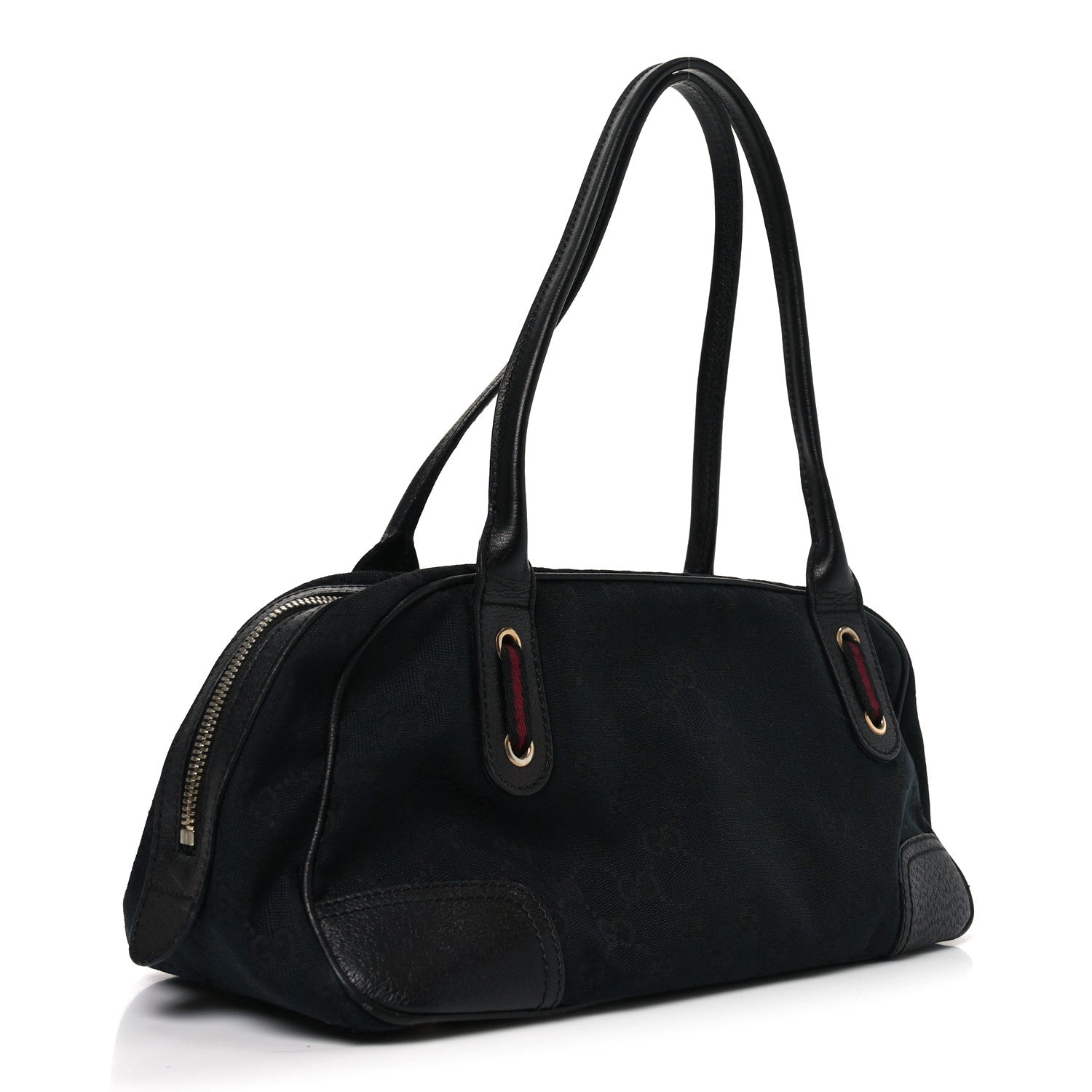 Monogram Small Princy Satchel Black