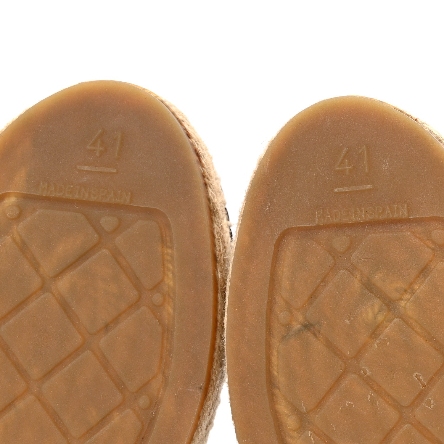 Lambskin CC Espadrilles 41 Black
