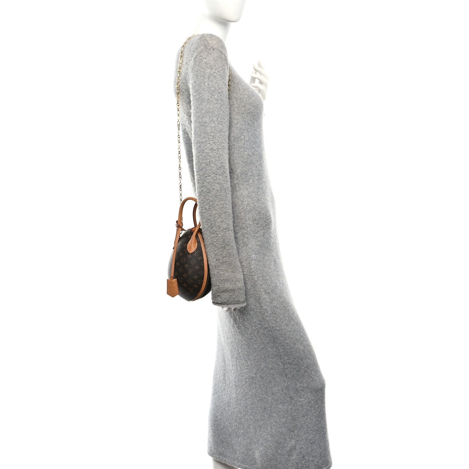 Monogram Egg Bag Black