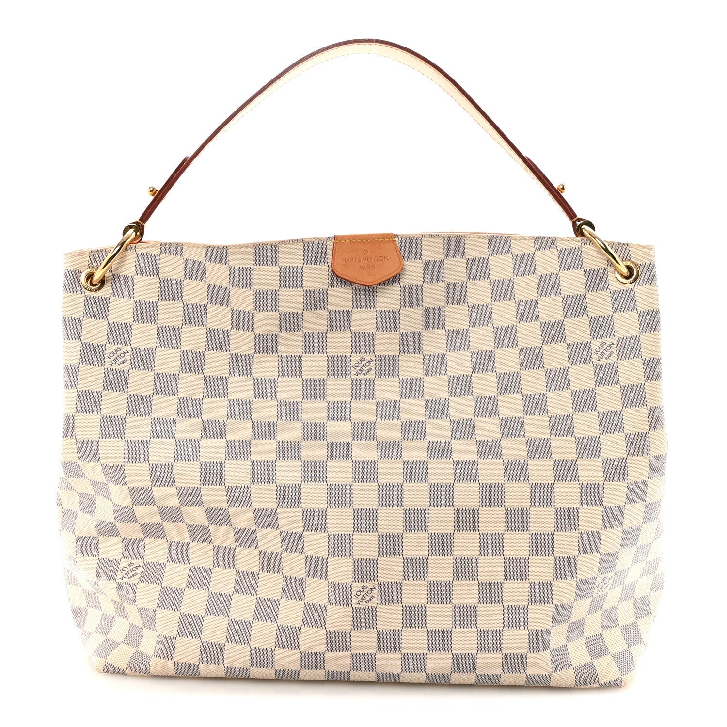 Damier Azur Graceful MM Rose Ballerine