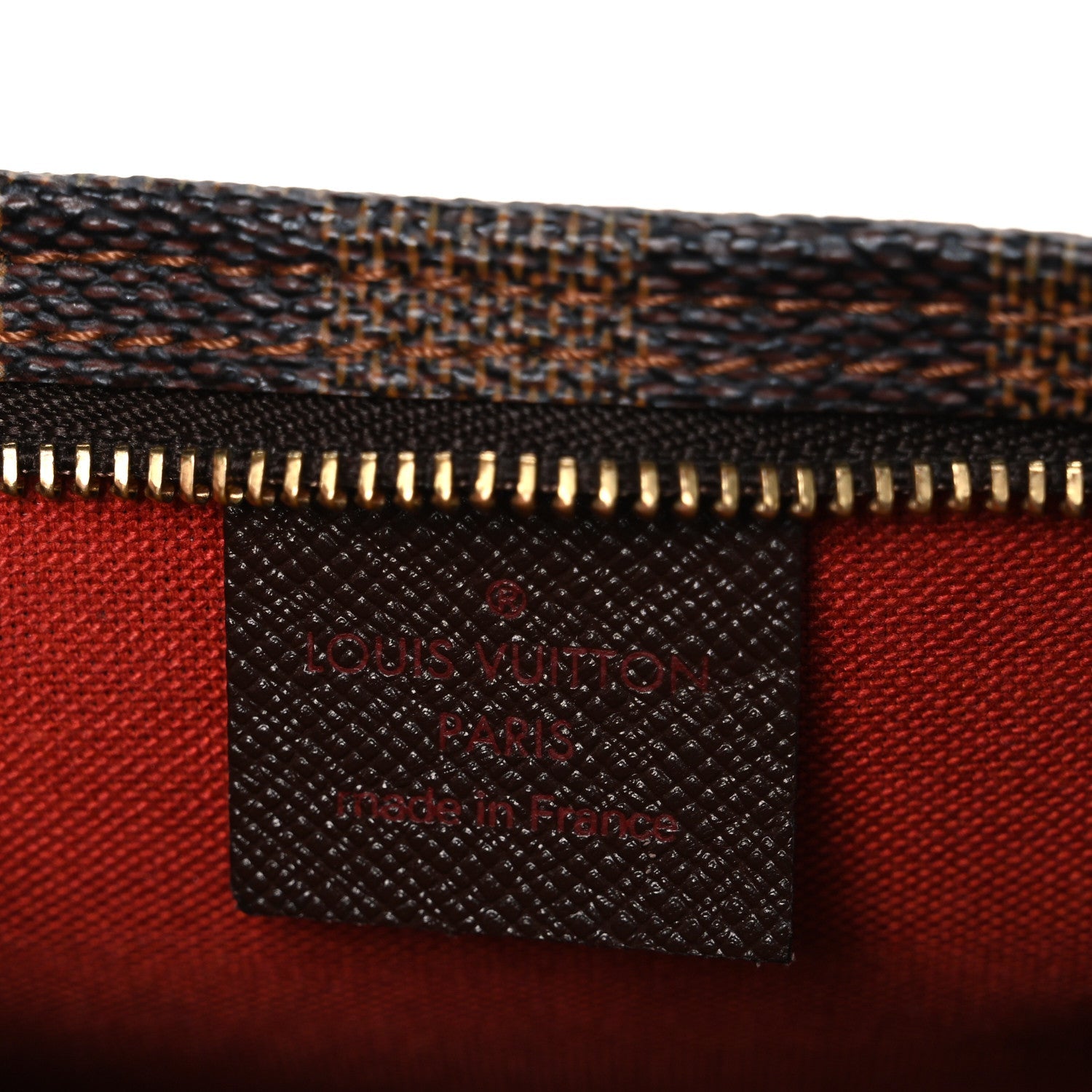Damier Ebene Trousse Make Up Bag Pochette