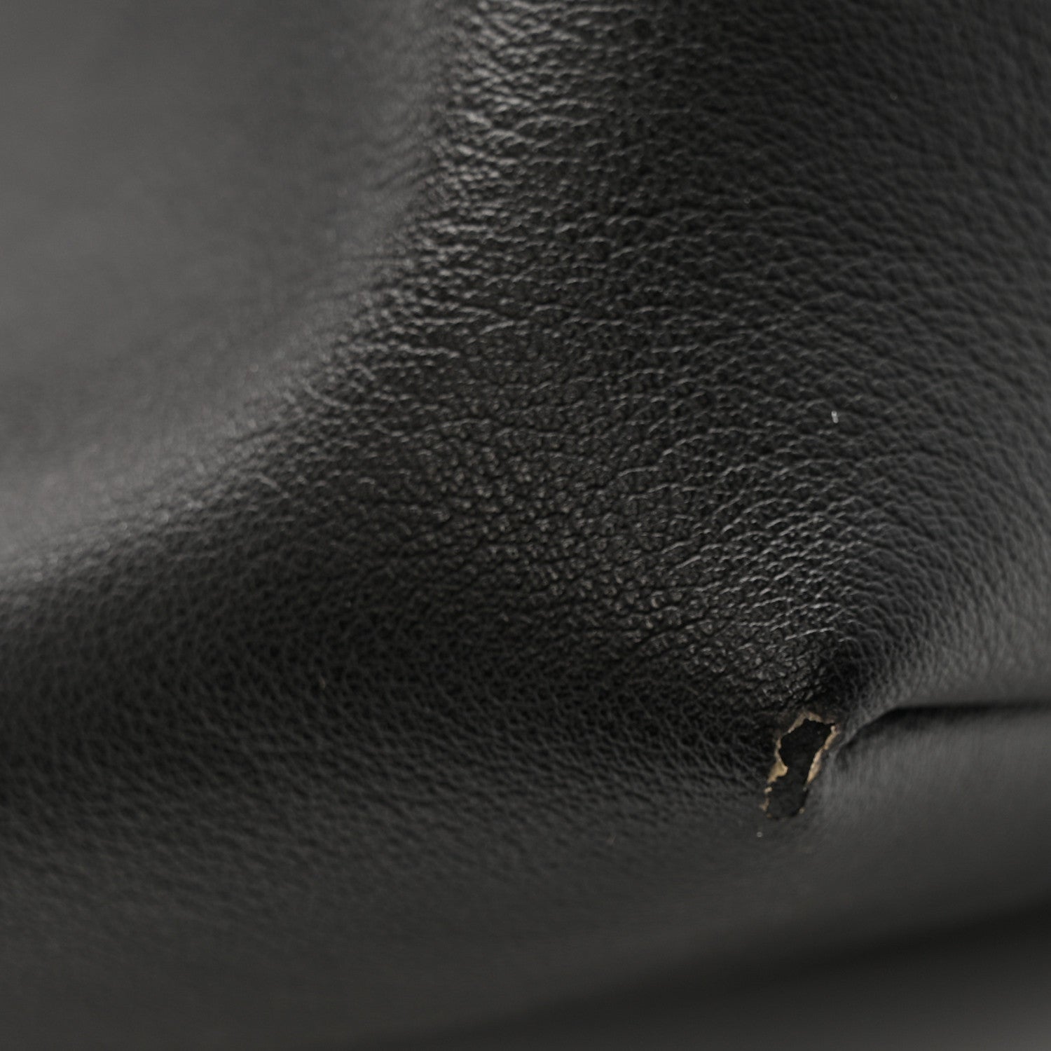 Calfskin Large Shopping Tote Black