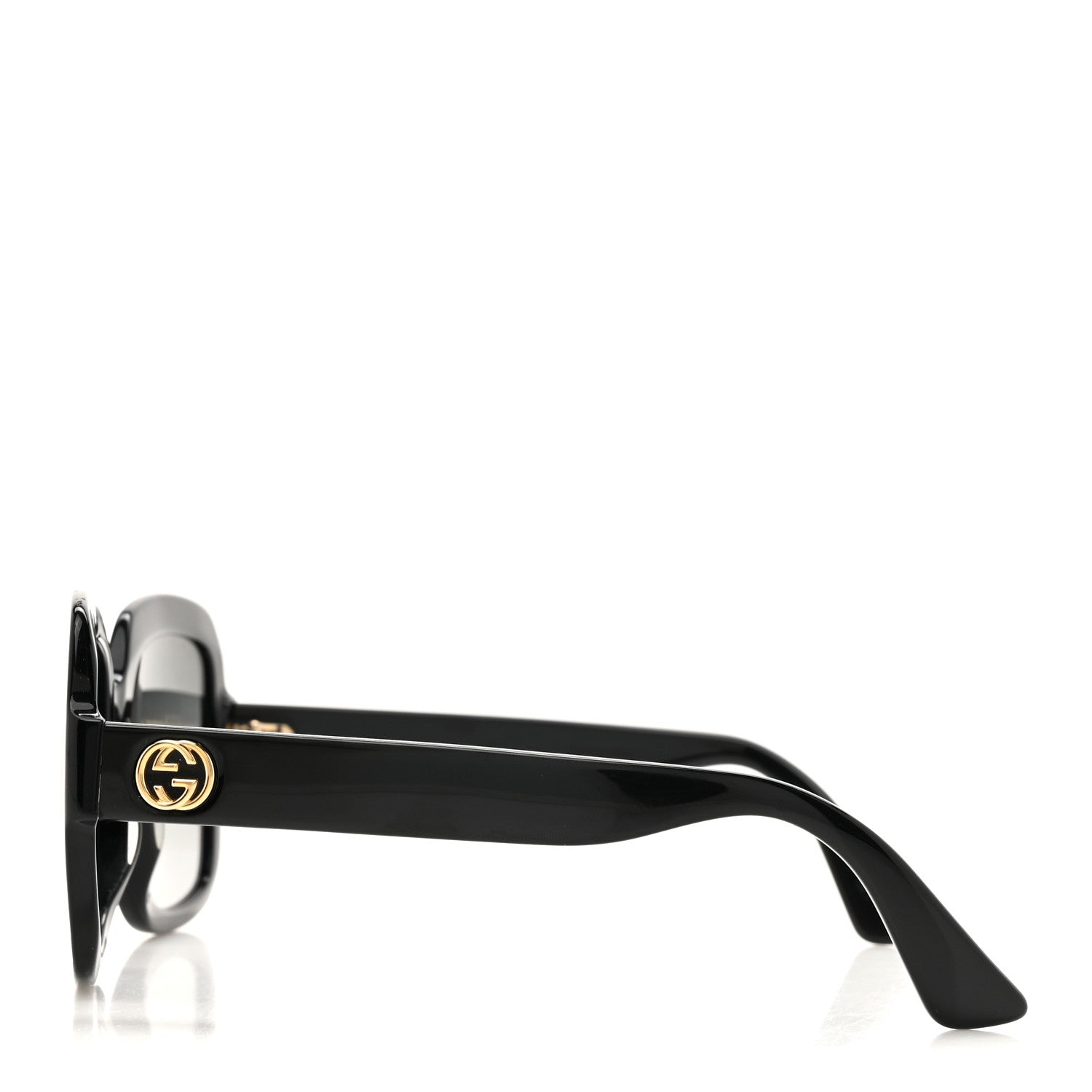 Acetate Square Frame Sunglasses GG0036S Black