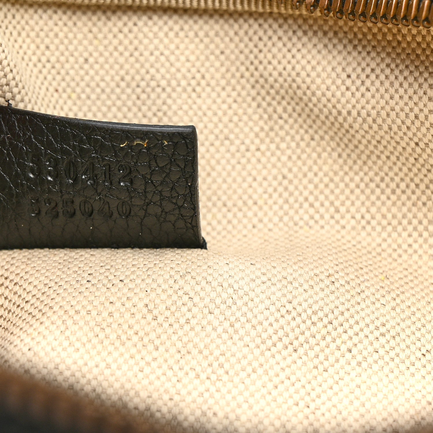 Grained Calfskin Logo Belt Bag Black