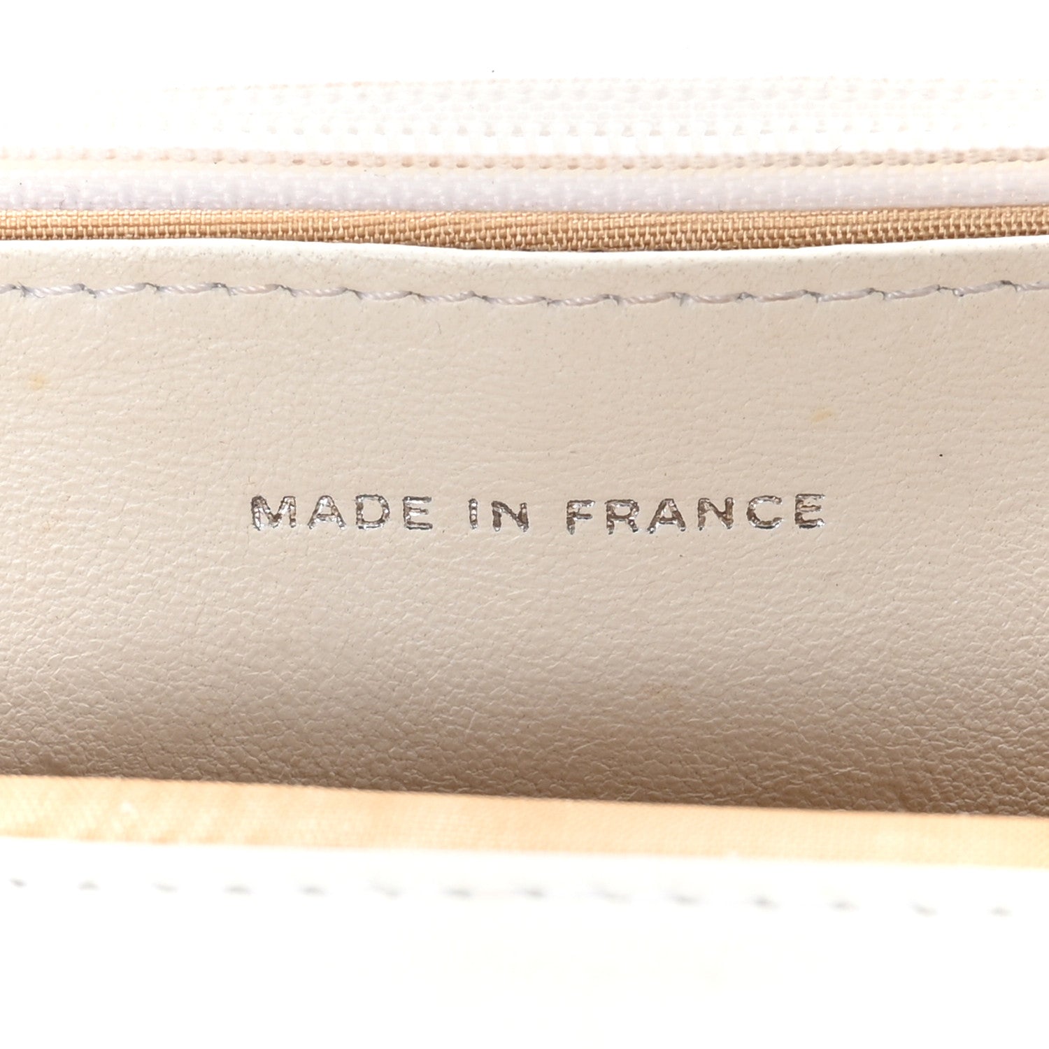 Caviar Timeless CC Wallet on Chain WOC White