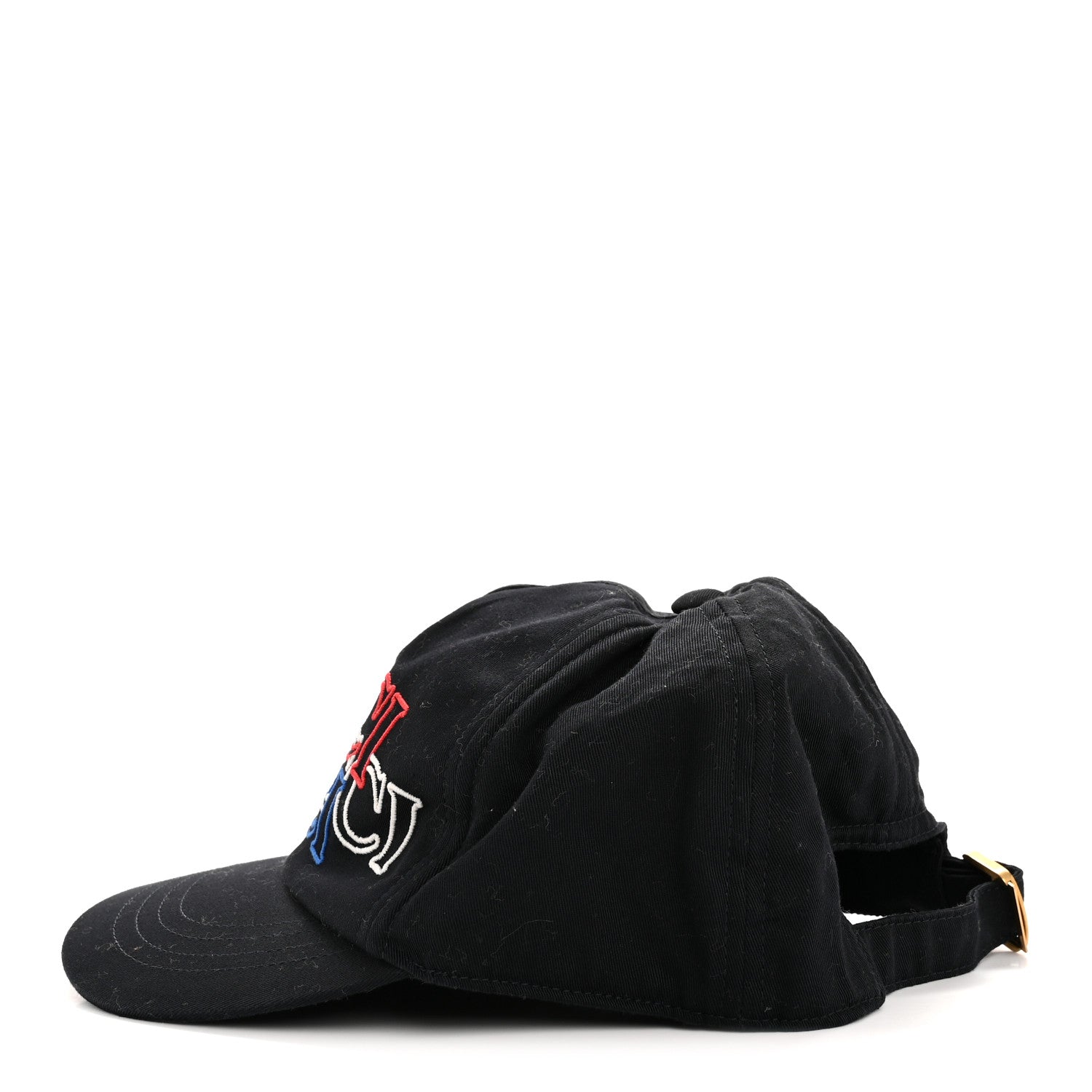 Cotton Embroidered Baseball Hat S Blue Red White